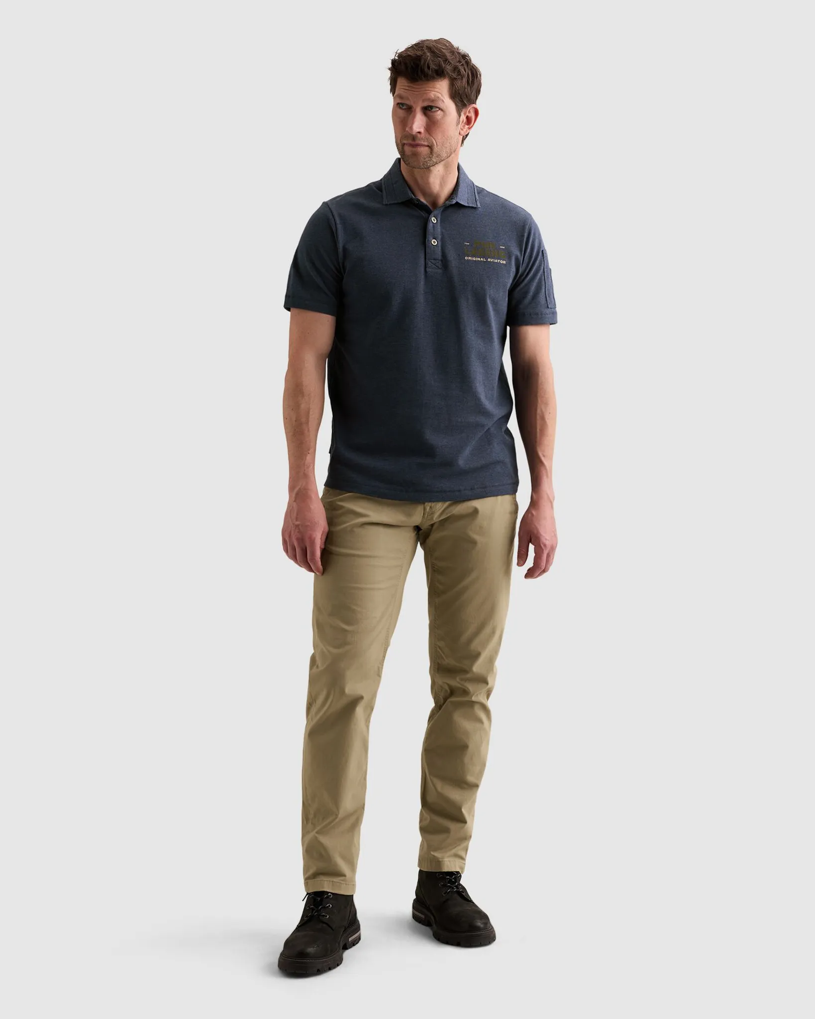 PME Legend Polo Blauw 110714-001-L