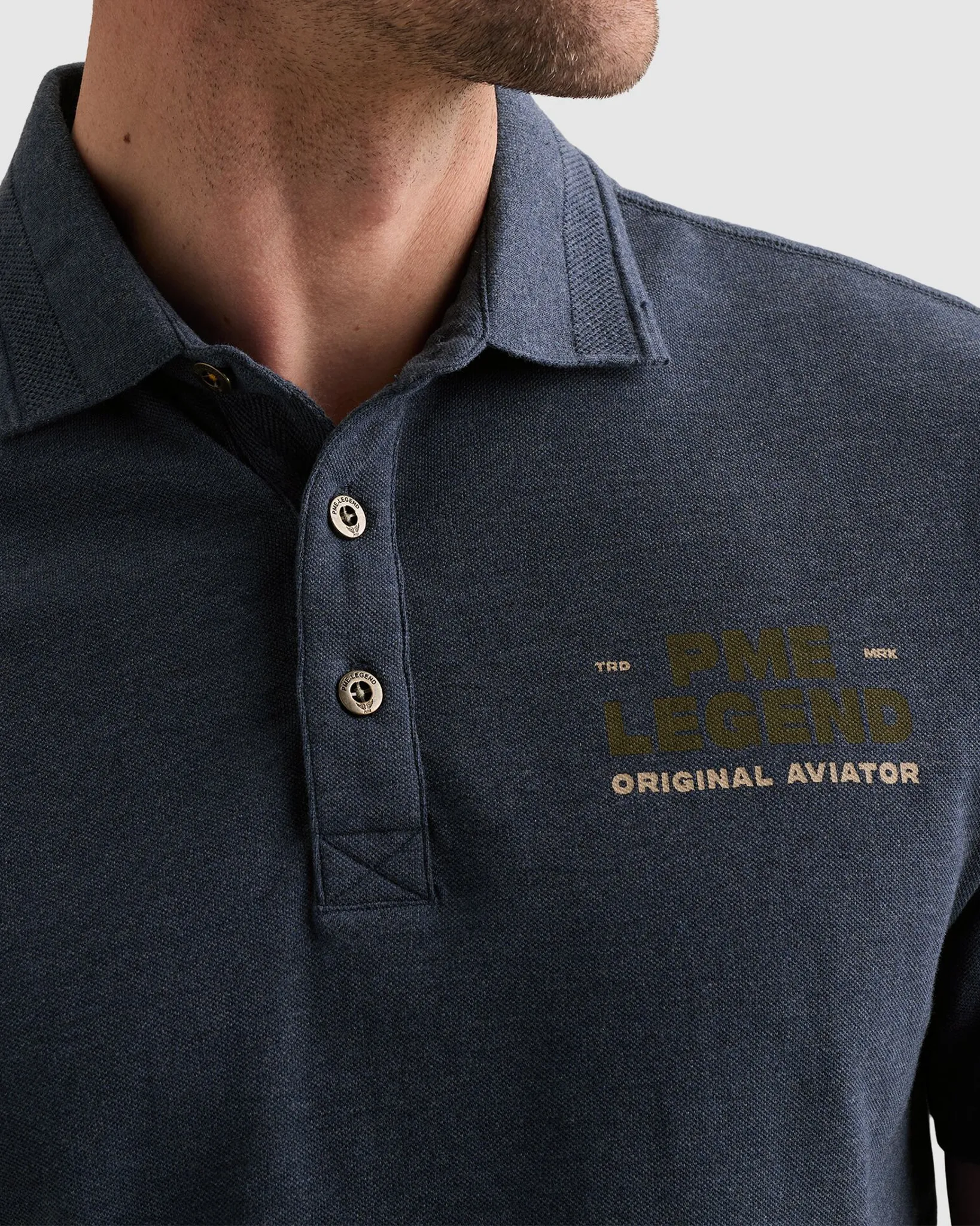 PME Legend Polo Blauw 110714-001-L