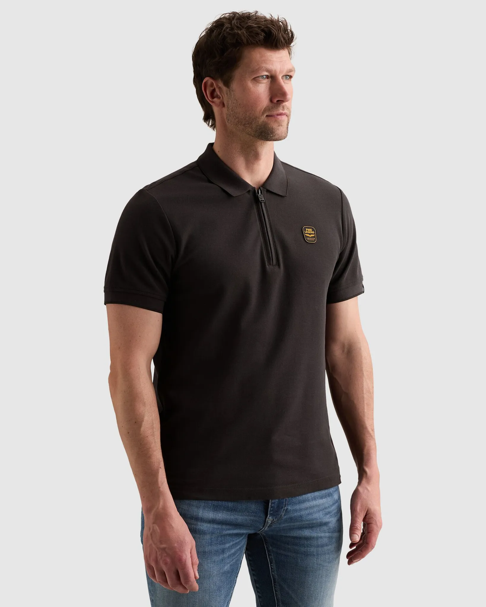 PME Legend Polo  Grijs 110715-001-L