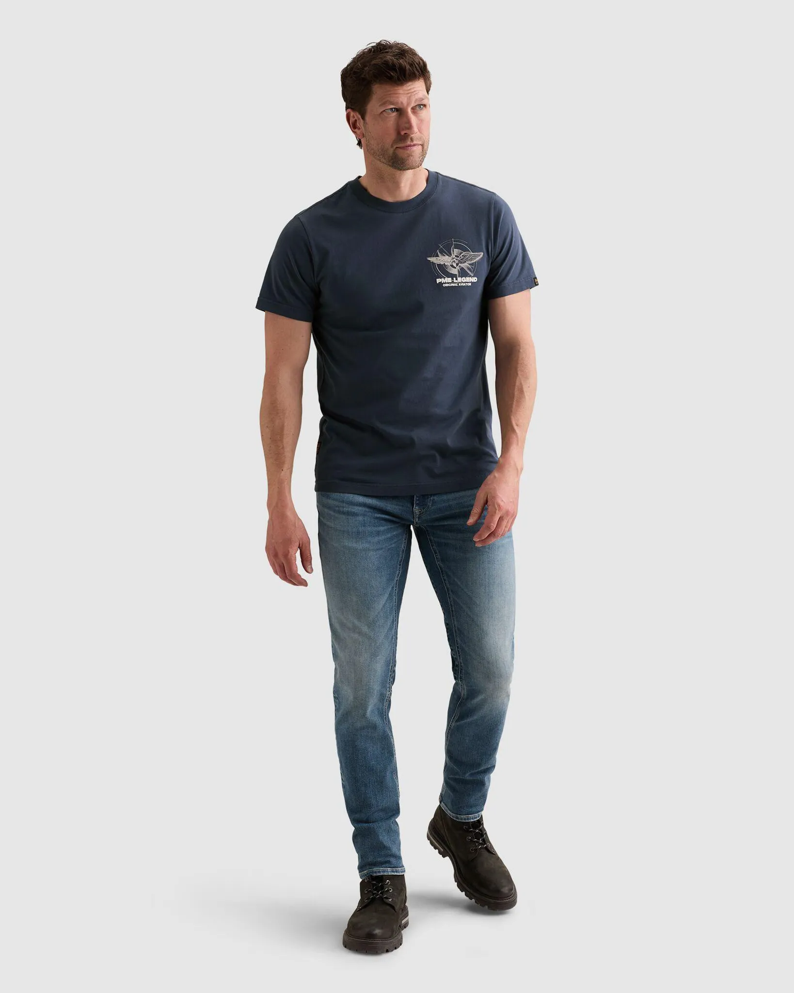 PME Legend T-shirt  Blauw 110721-001-L