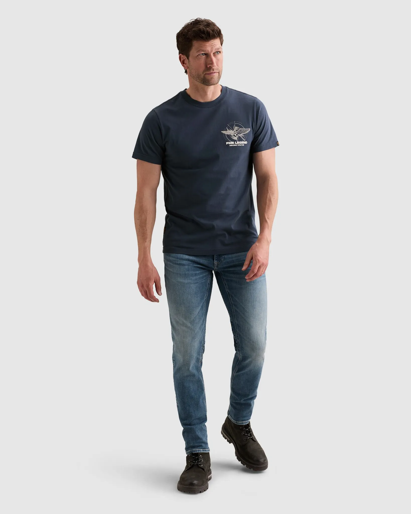 PME Legend T-shirt  Blauw 110721-001-L