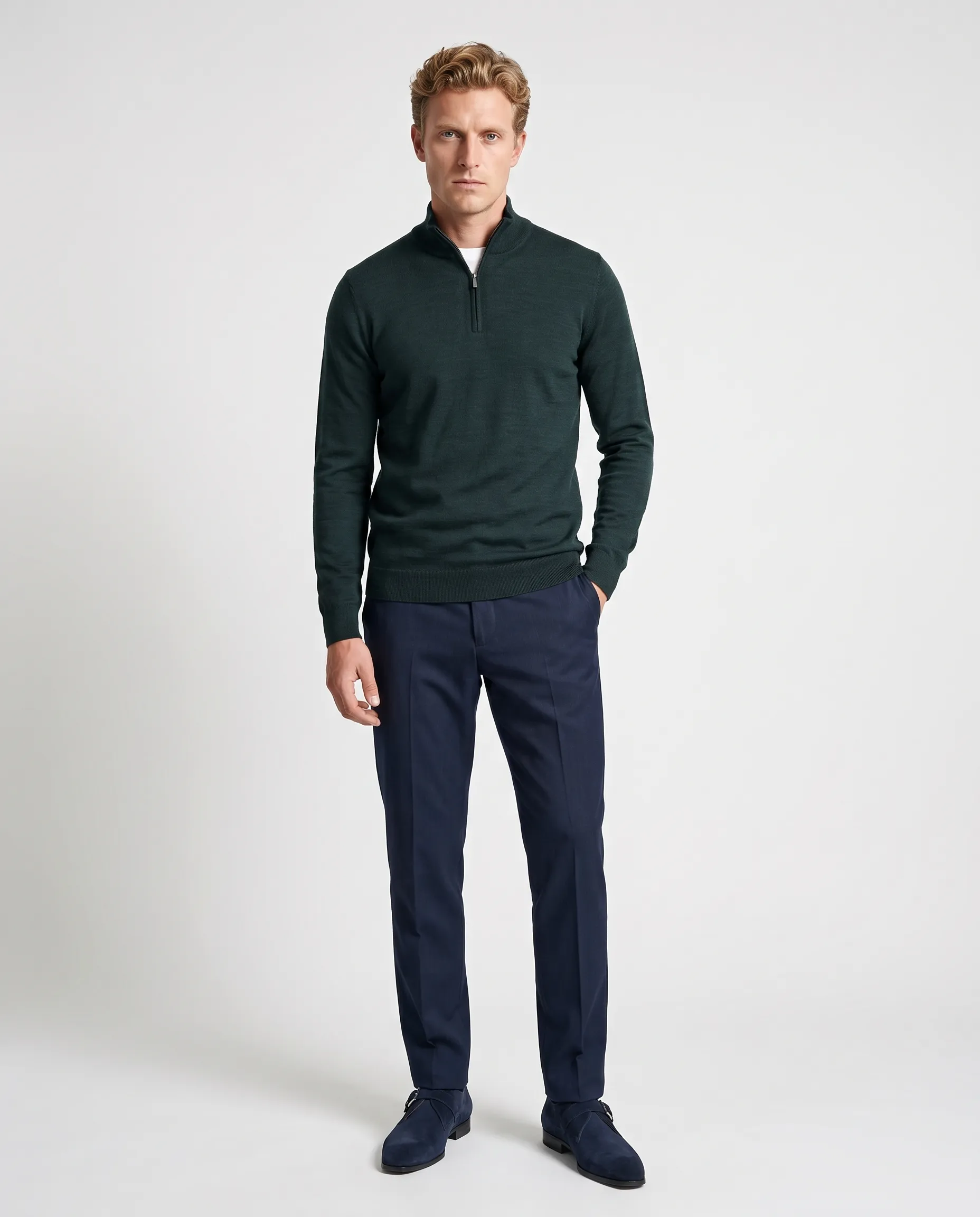 Recall Schipperstrui Dark green 110728-004-L