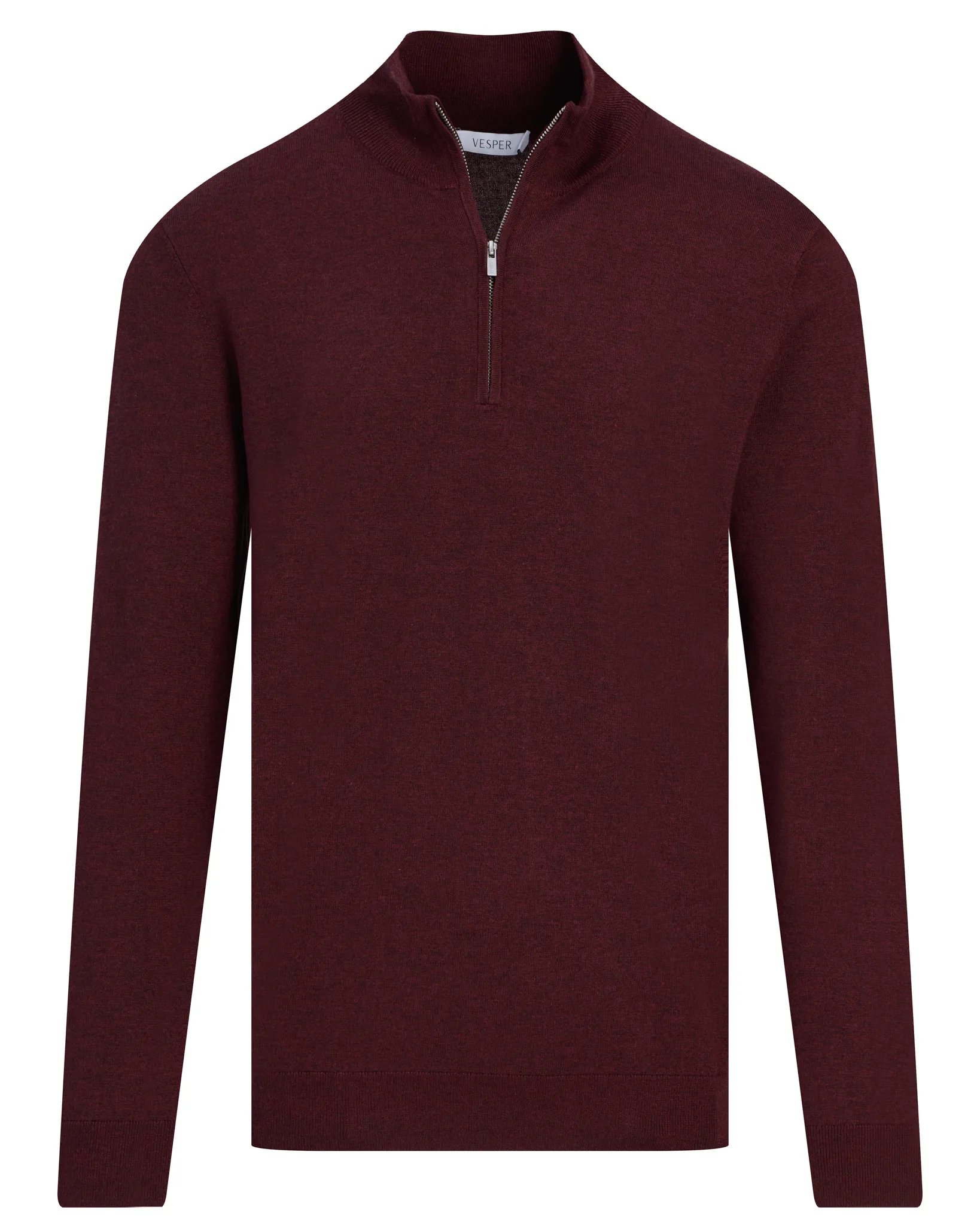 Vesper Schipperstrui Huxton Choco Truffle dark red melange 110731-004-L