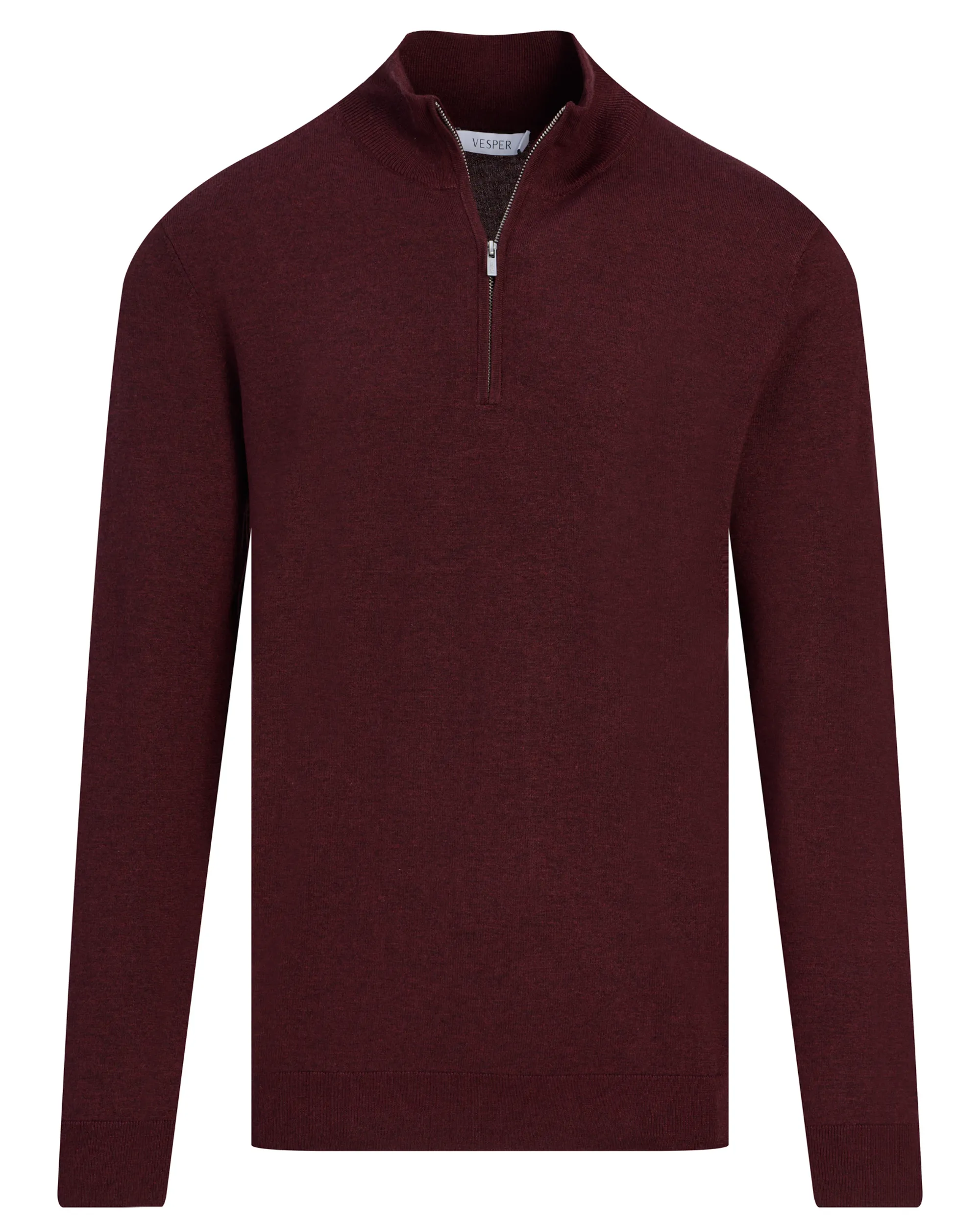 Vesper Schipperstrui Huxton Choco Truffle dark red melange 110731-004-L