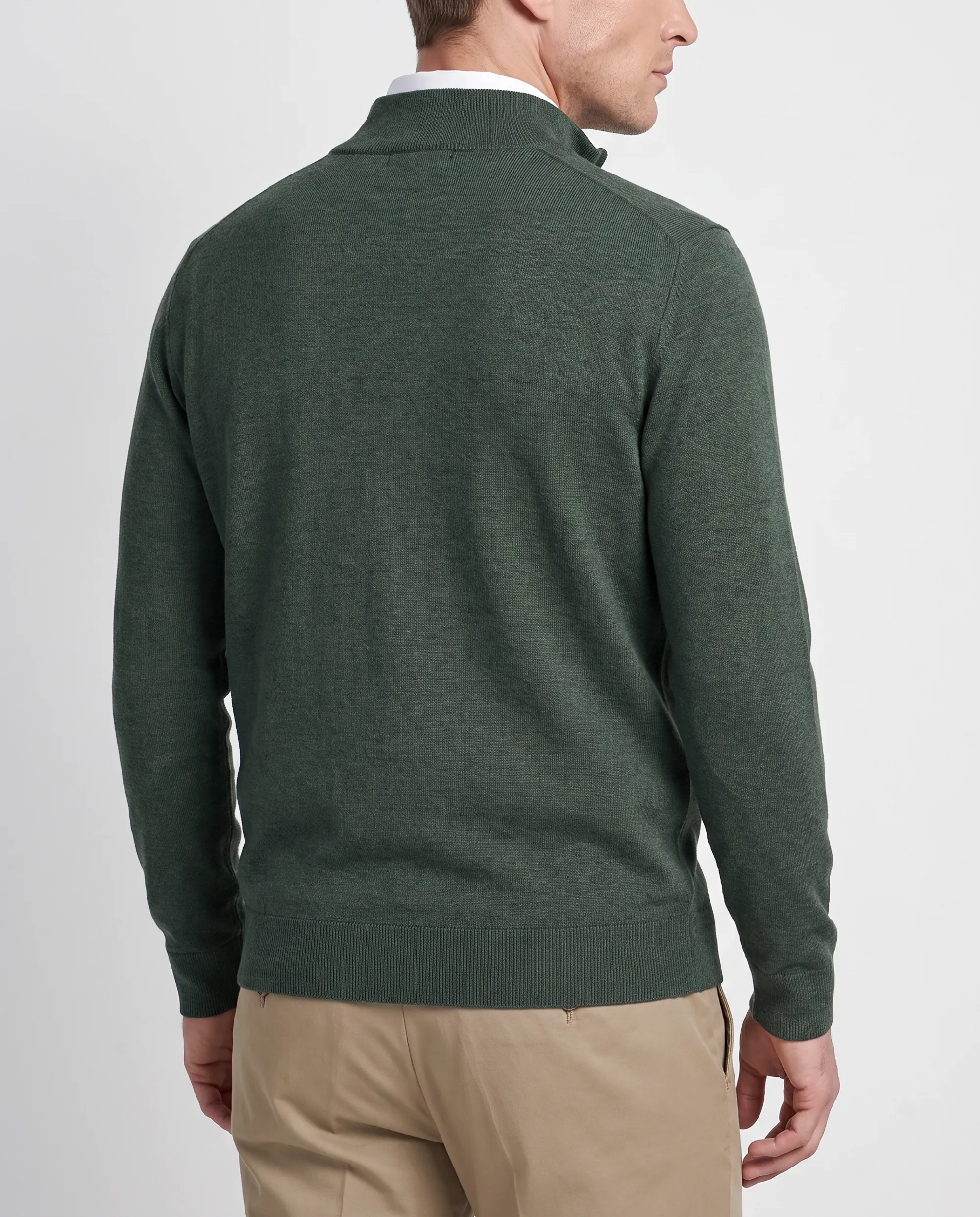 Vesper Schipperstrui Huxton Duck green melange 110731-005-L