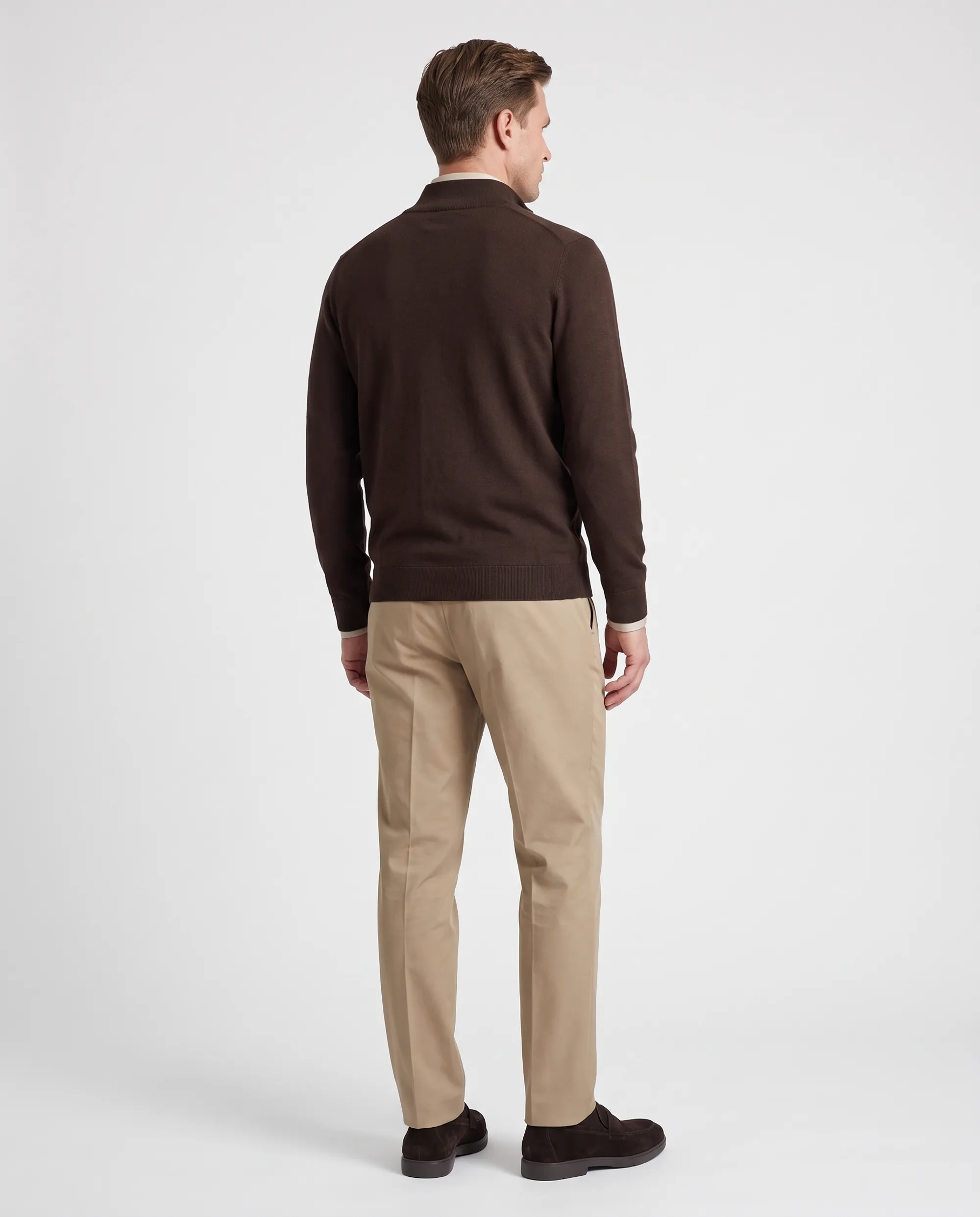 Vesper Schipperstrui Huxton Dark brown 110731-006-L