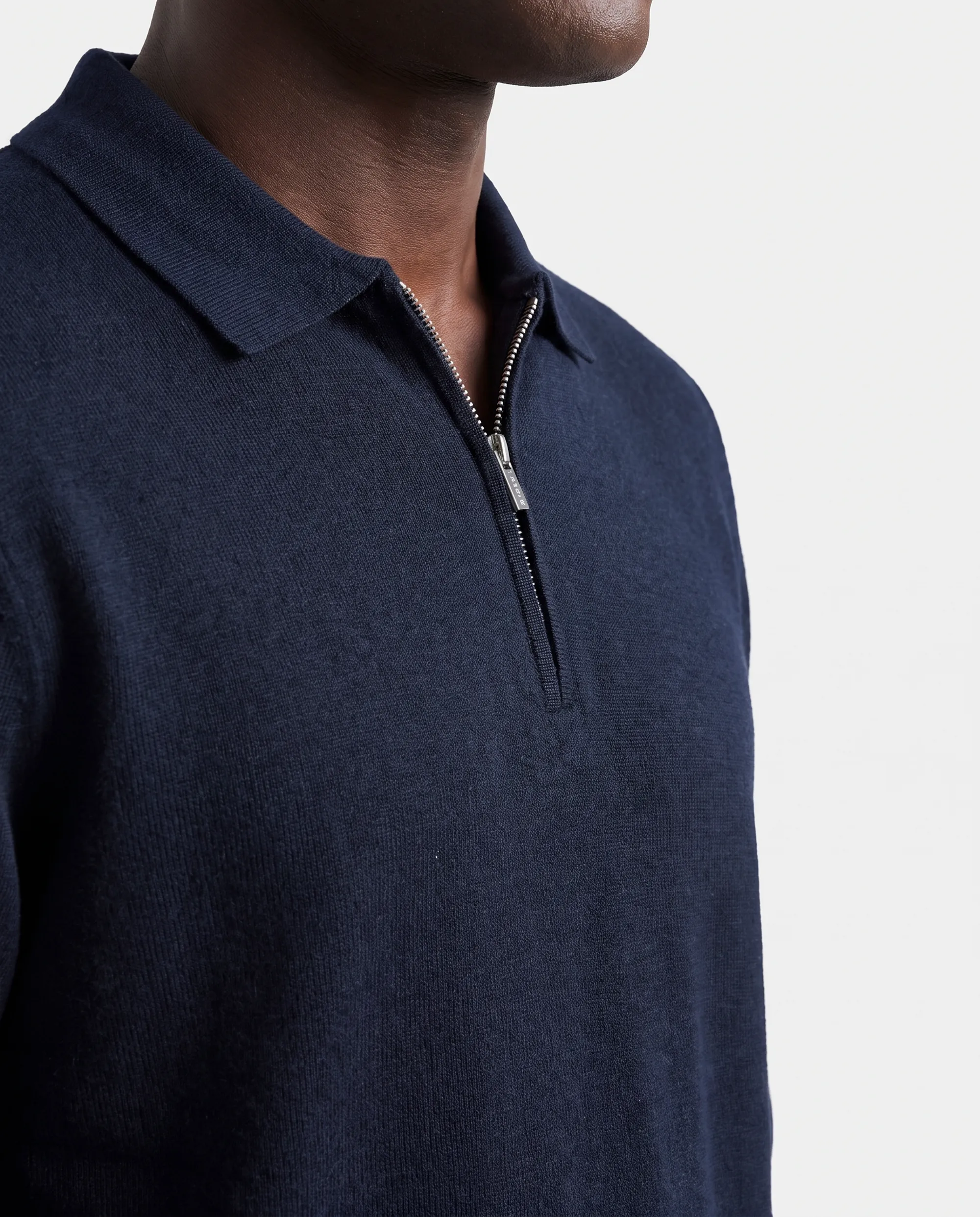 Vesper Polo lange mouw Pimlico Navy 110732-001-L