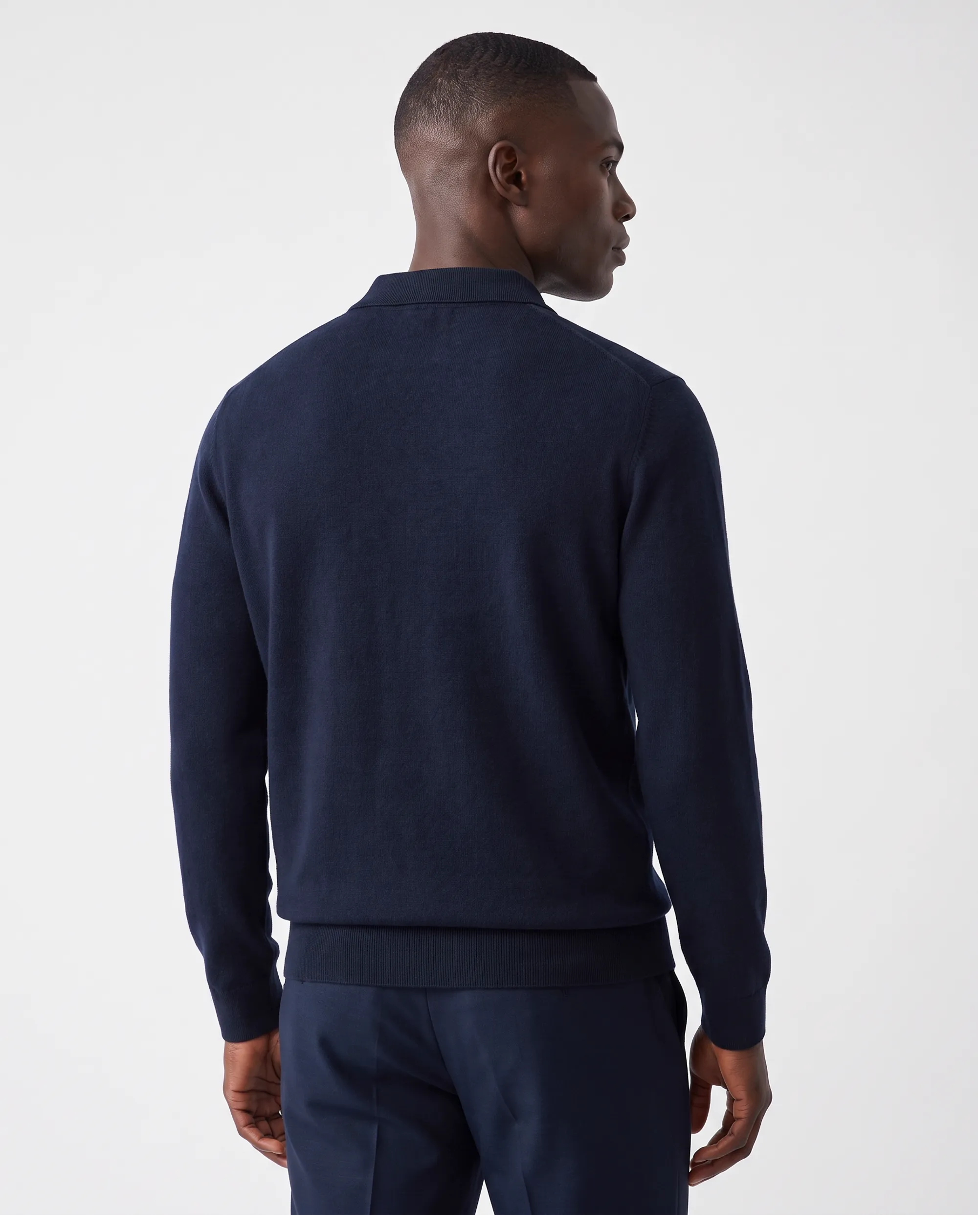 Vesper Polo lange mouw Pimlico Navy 110732-001-L
