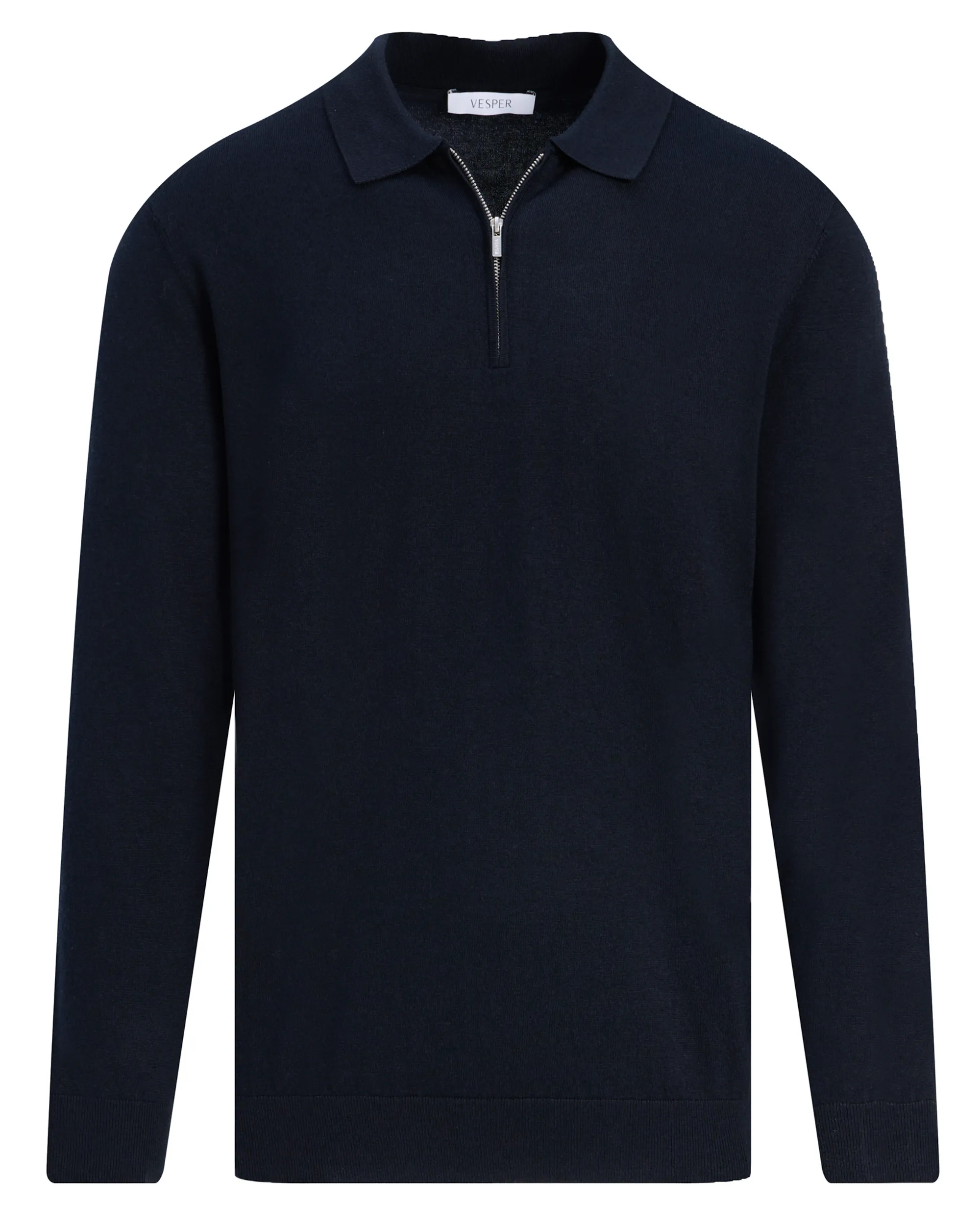 Vesper Polo lange mouw Pimlico Navy 110732-001-L