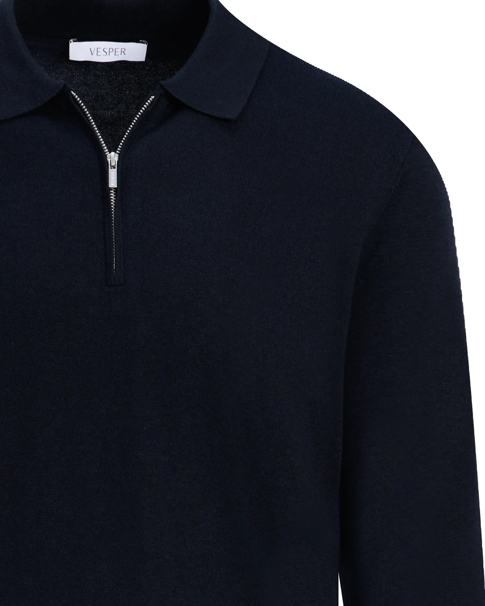 Vesper Polo lange mouw Pimlico Navy 110732-001-L