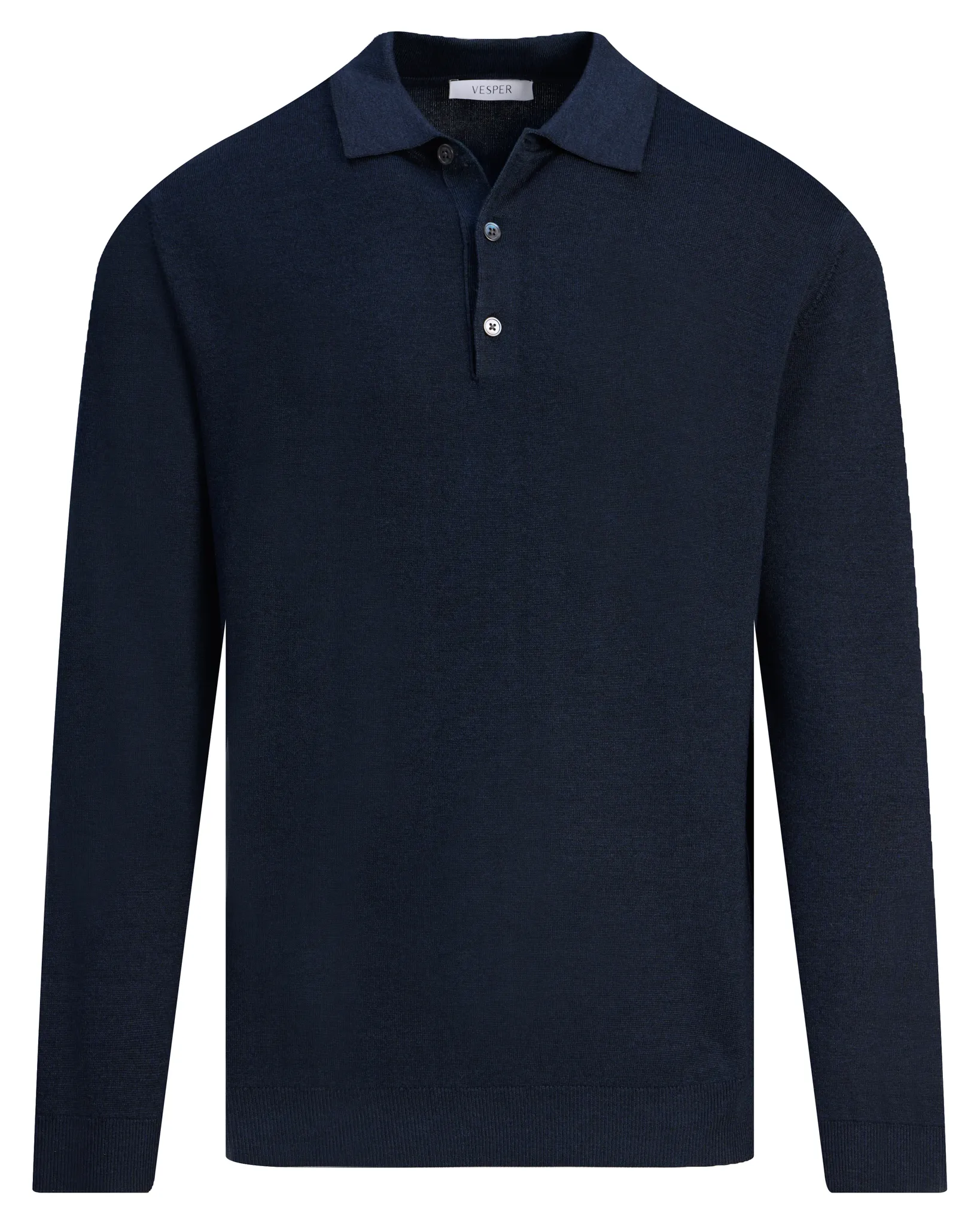 Vesper Polo lange mouw Landsdowne Navy 110736-004-L