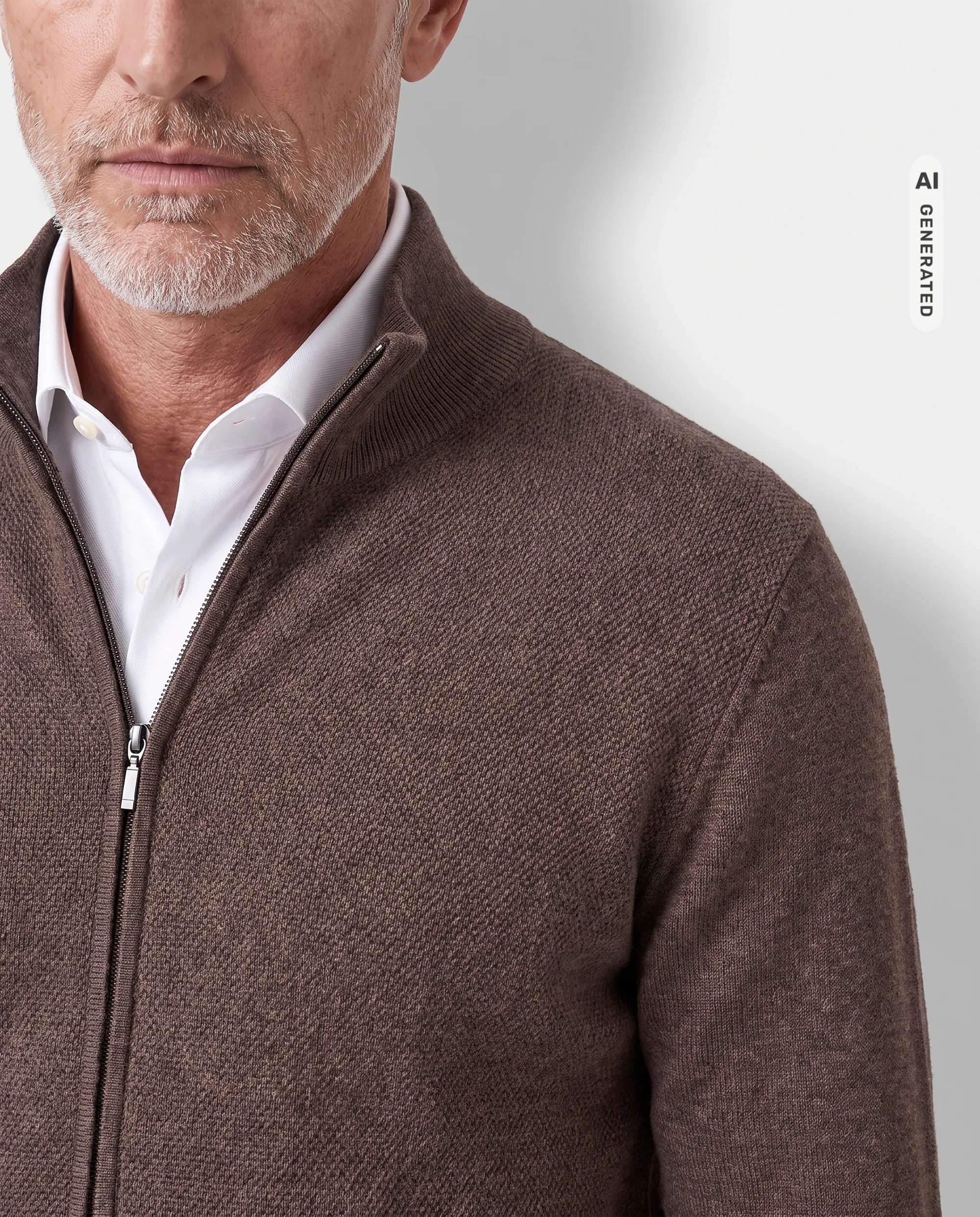 The BLUEPRINT Premium Vest Coffe Bean 110737-007-L