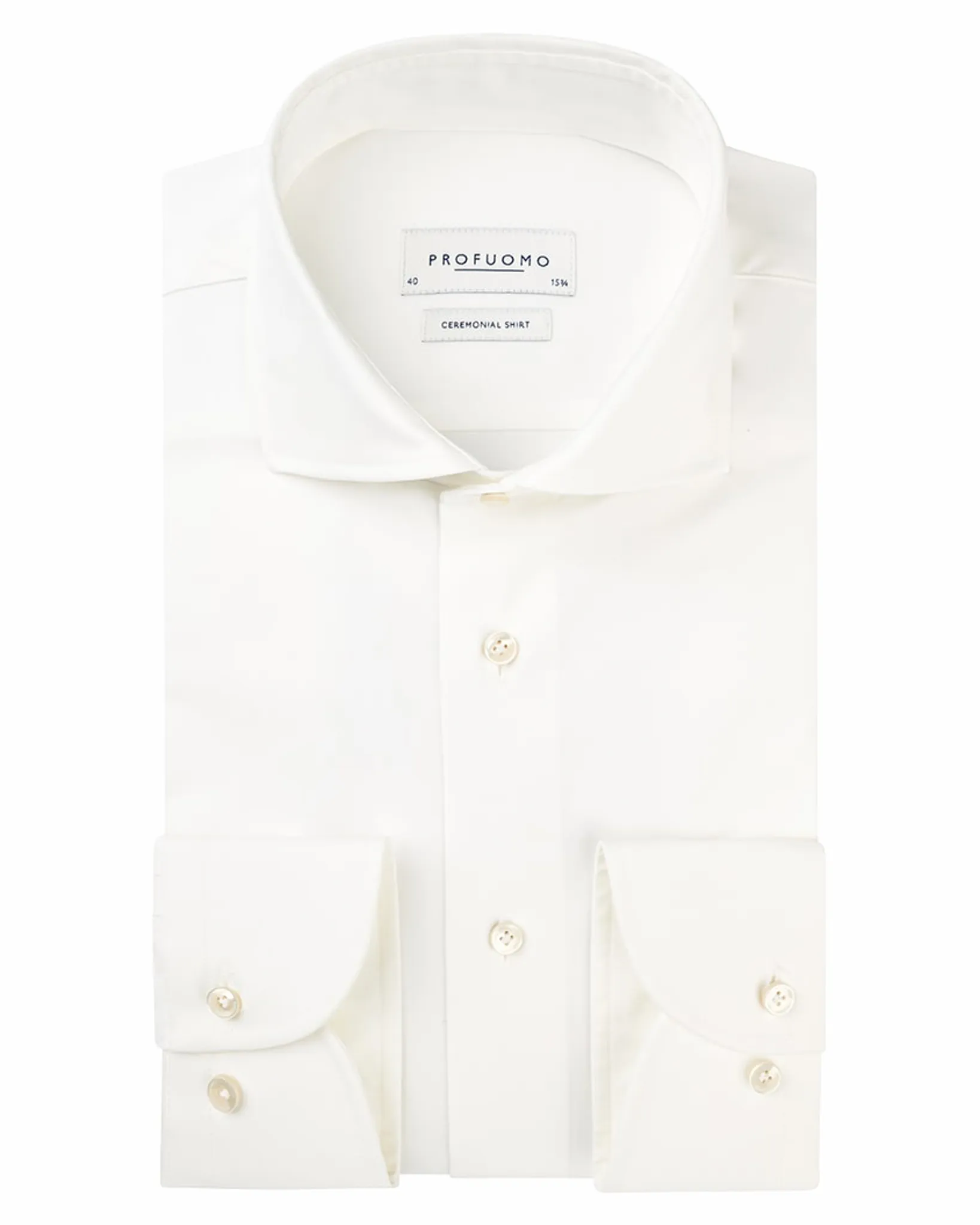 Profuomo Overhemd Wit 110738-001-37