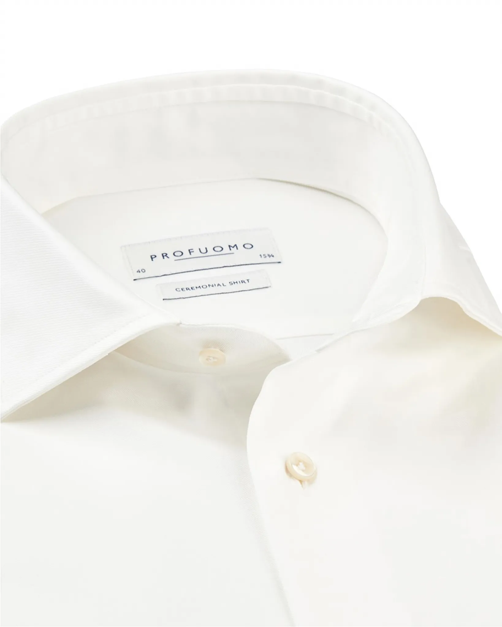 Profuomo Overhemd Wit 110738-001-37
