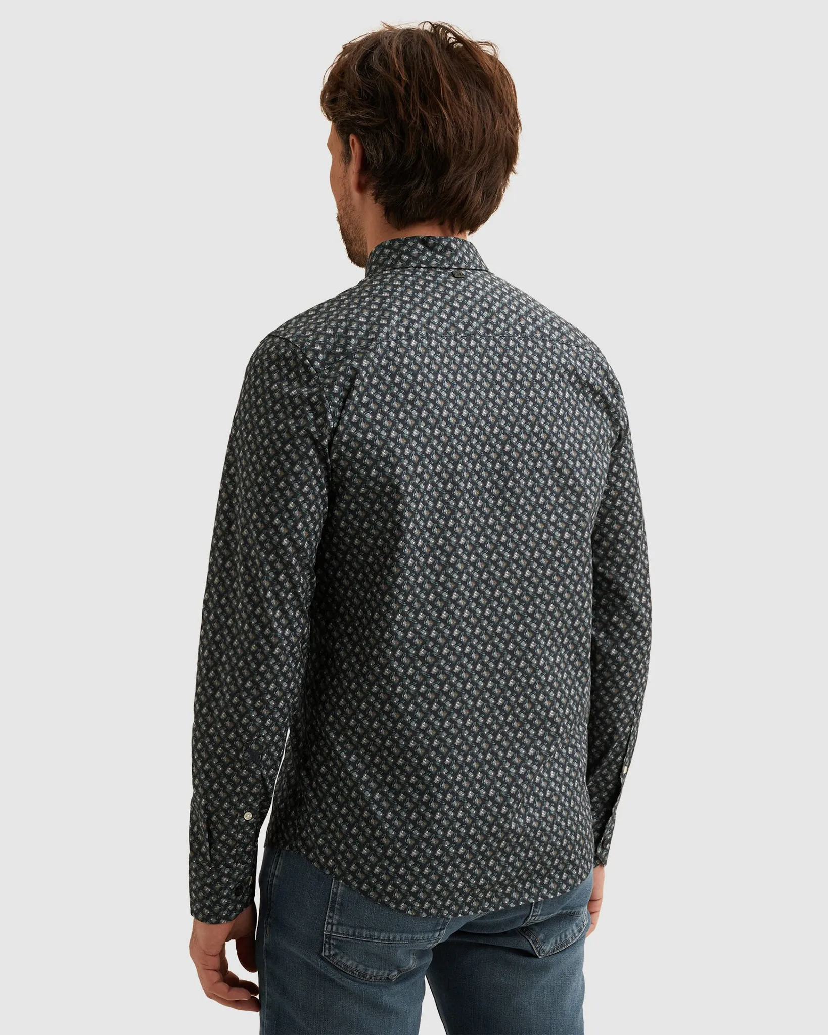 Vanguard Casual Overhemd Blauw 110743-001-M