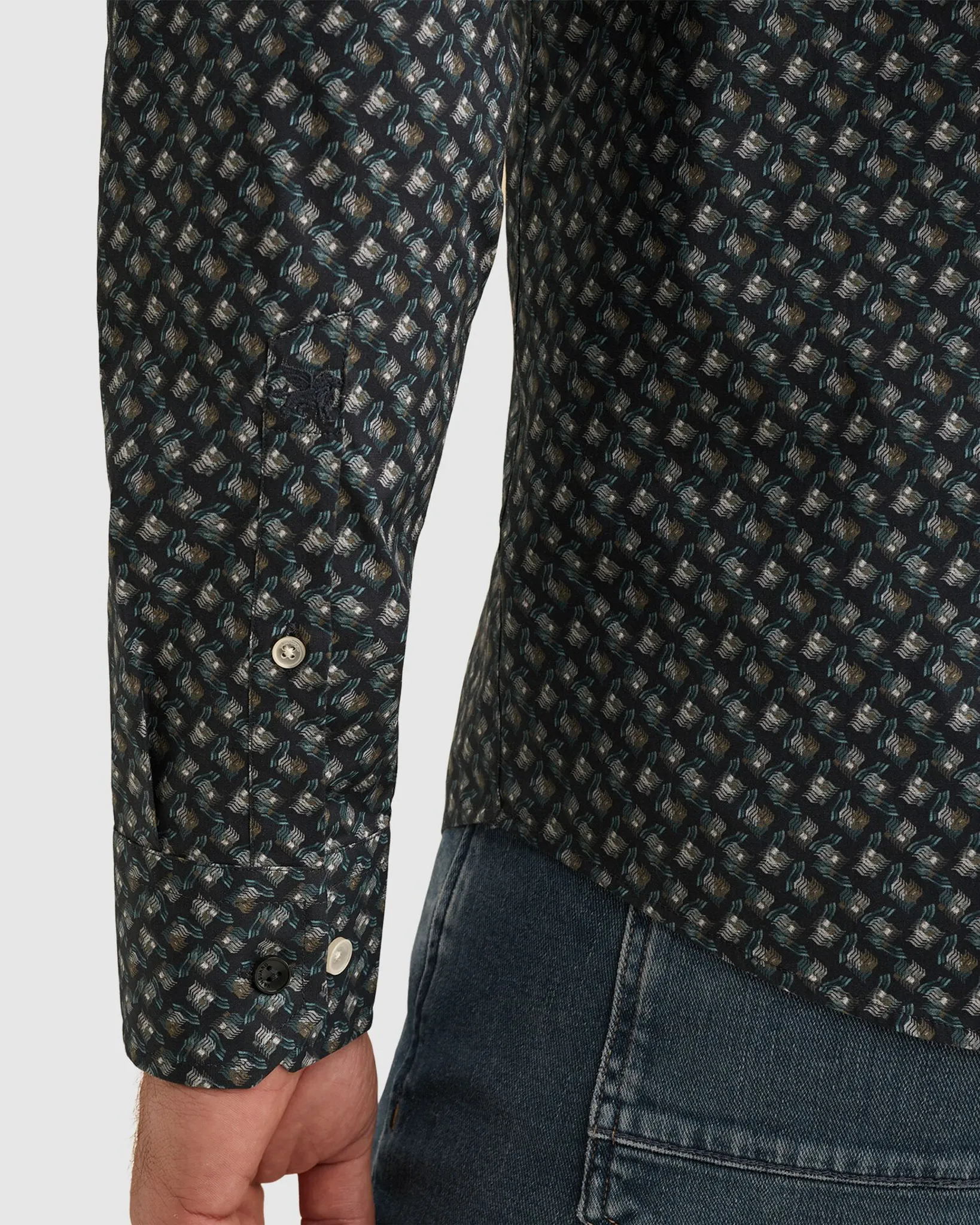 Vanguard Casual Overhemd Blauw 110743-001-M