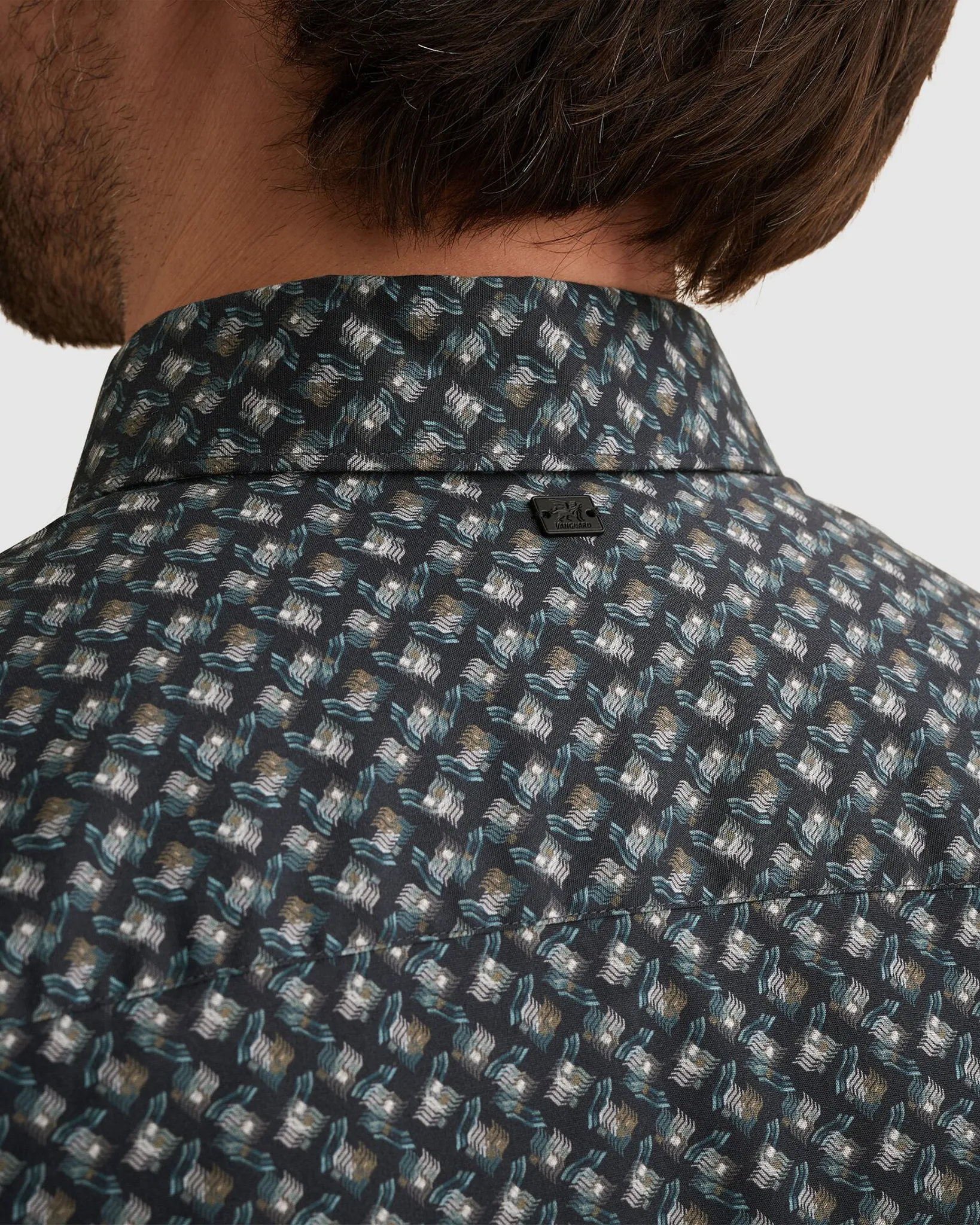 Vanguard Casual Overhemd Blauw 110743-001-M