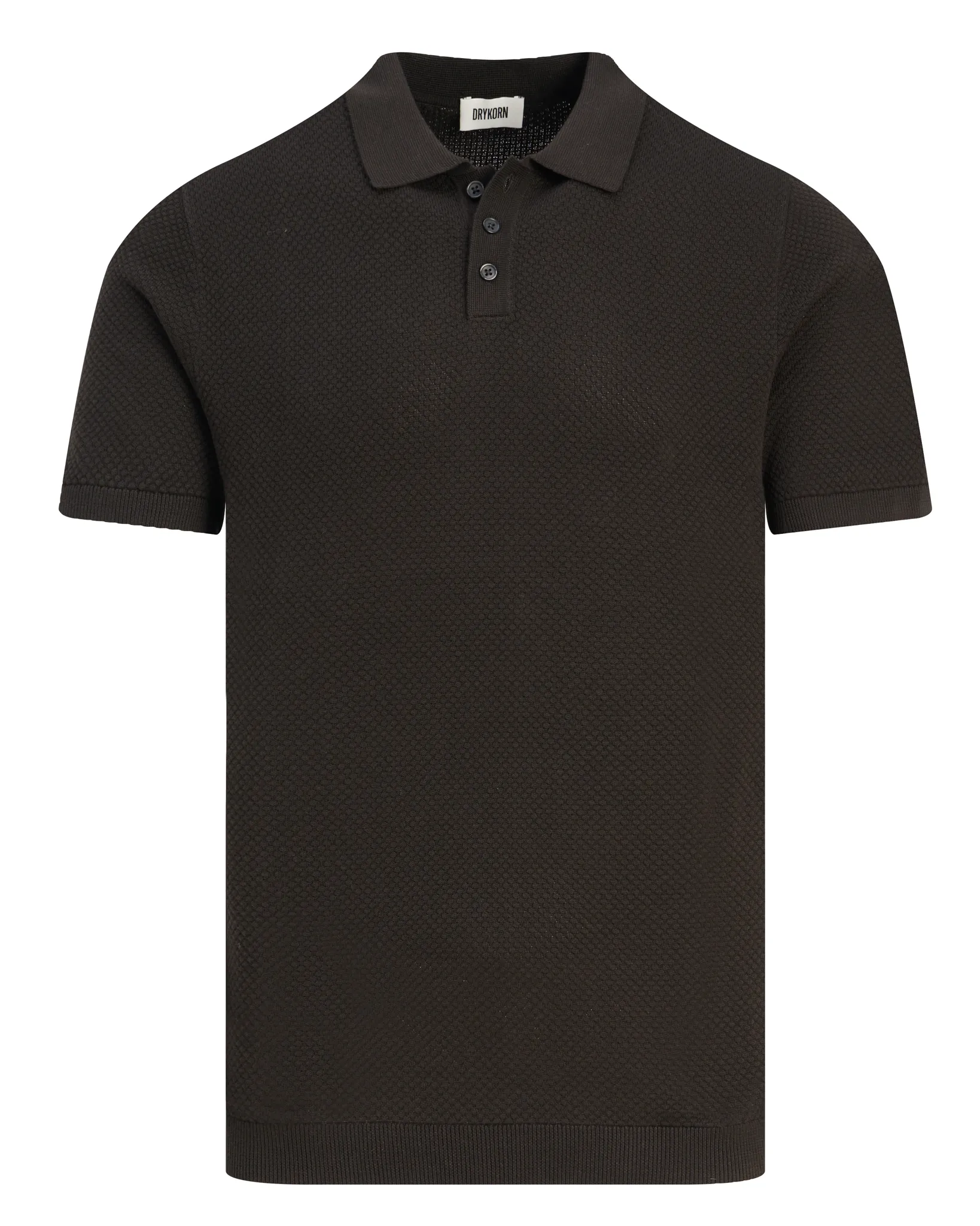 Drykorn Triton Polo Bruin 110749-001-L