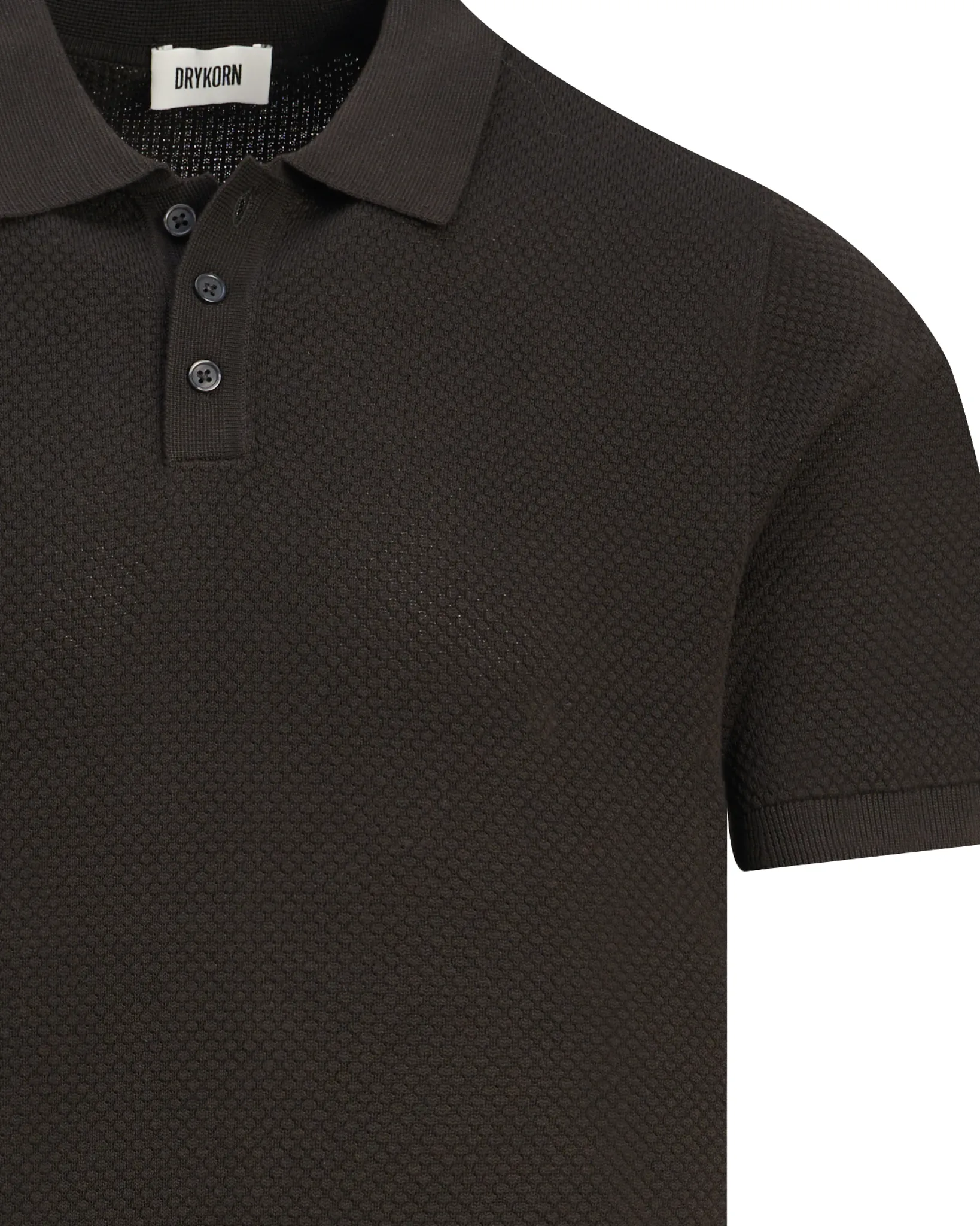 Drykorn Triton Polo Bruin 110749-001-L