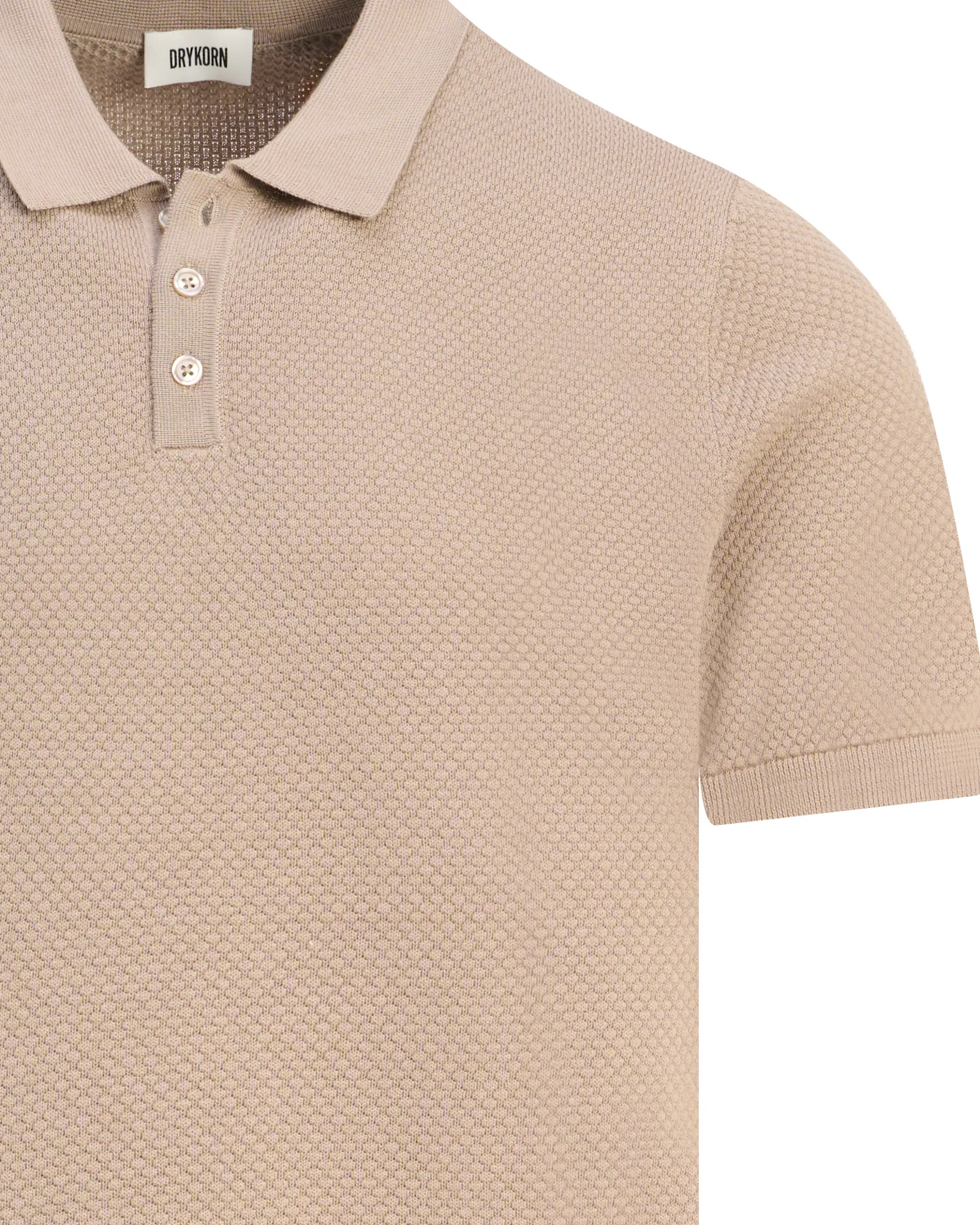 Drykorn Triton Polo Bruin 110762-001-L