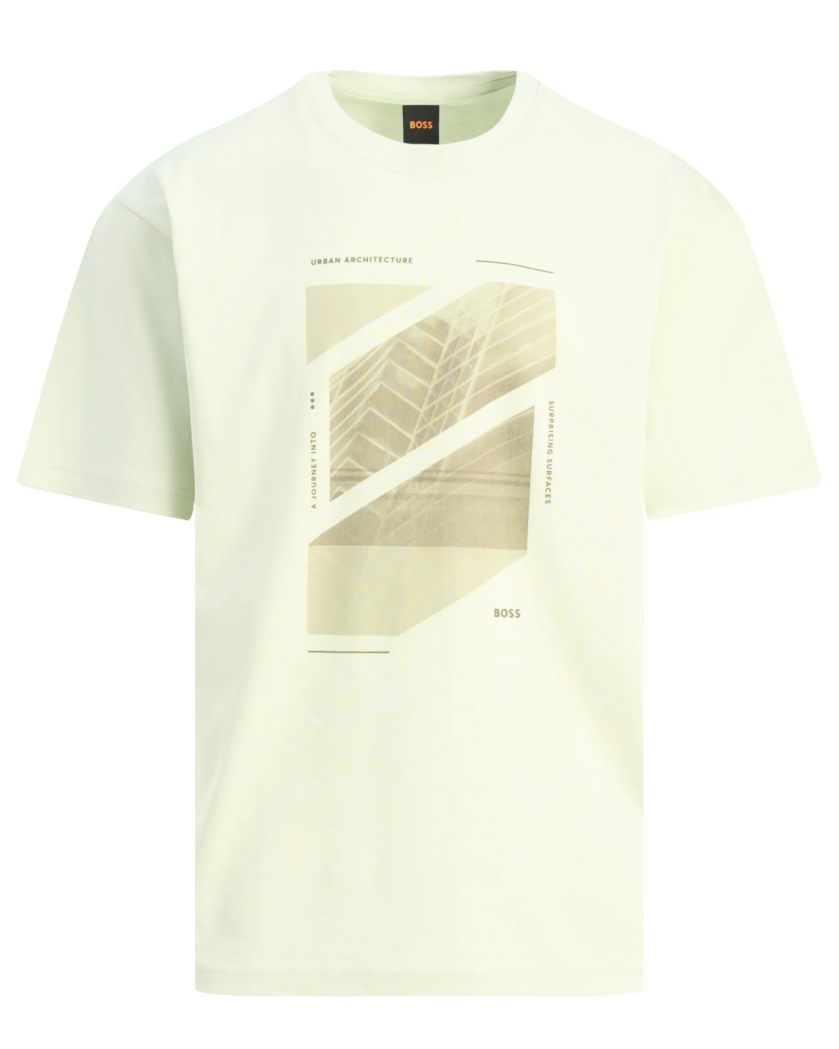 Boss Casual Te Journey T-shirt  Groen 110779-001-L