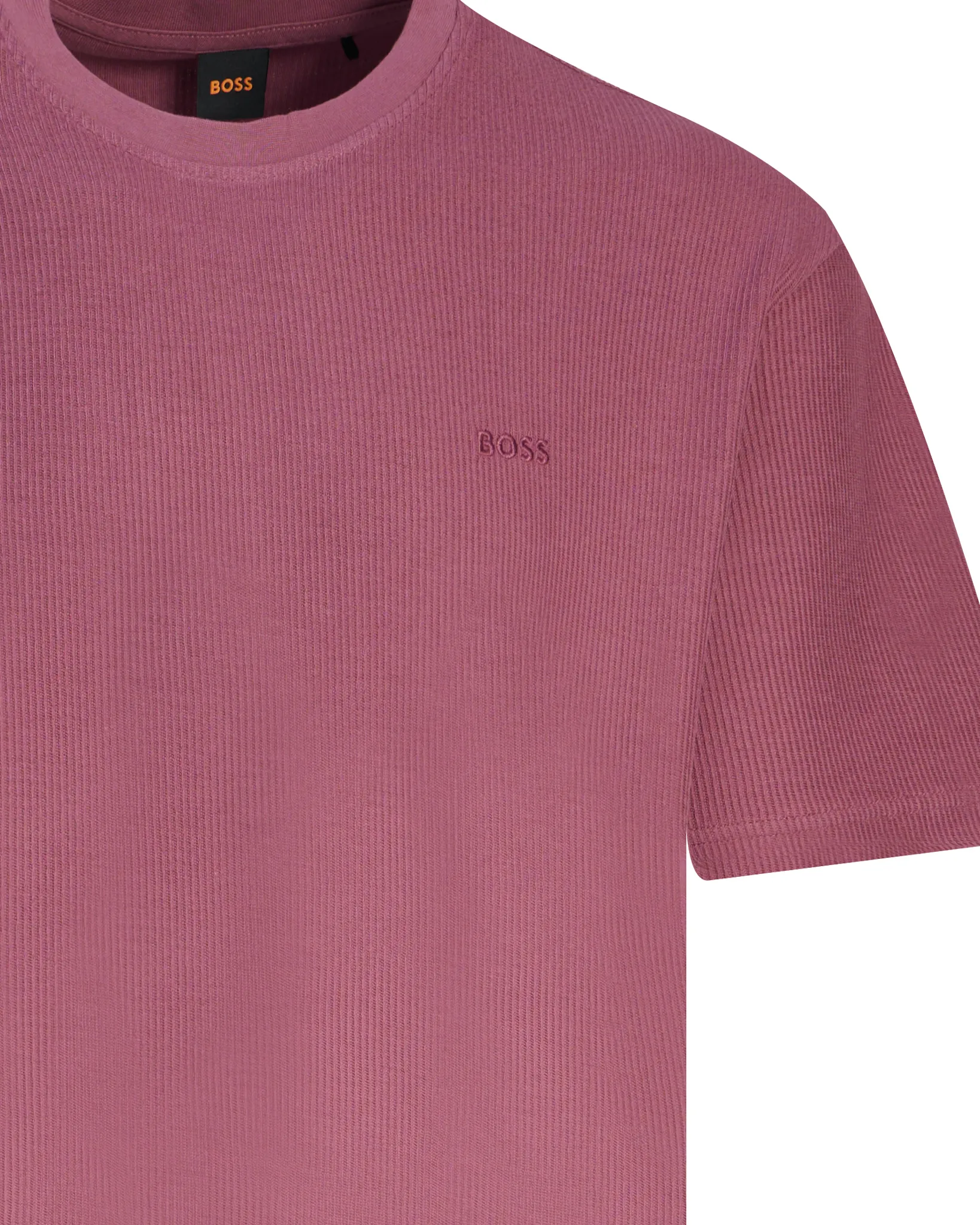 Boss Casual Te Rib T-shirt  Rood 110780-001-L