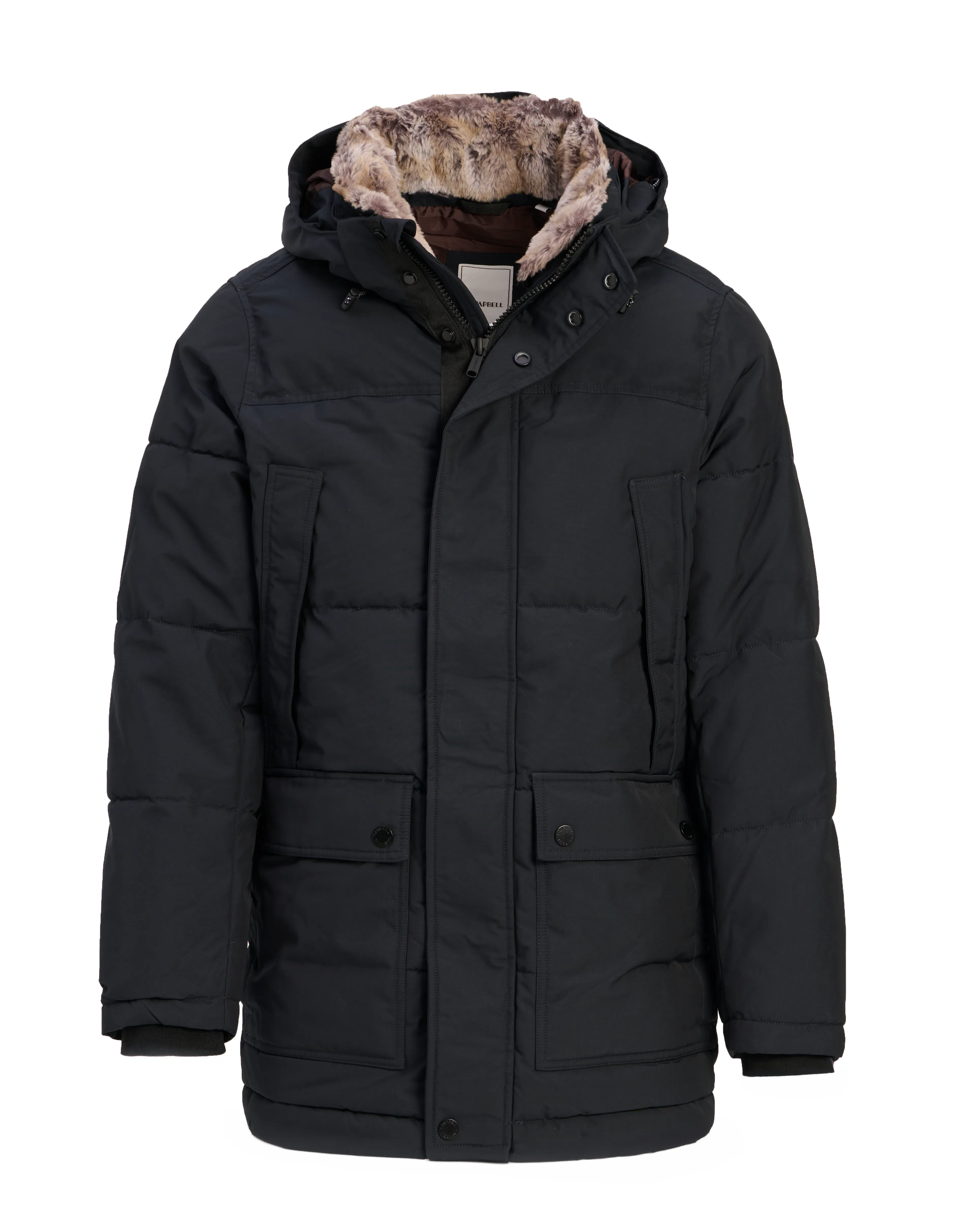 Campbell Gewatteerde jas Hewland Navy 110790-001-L
