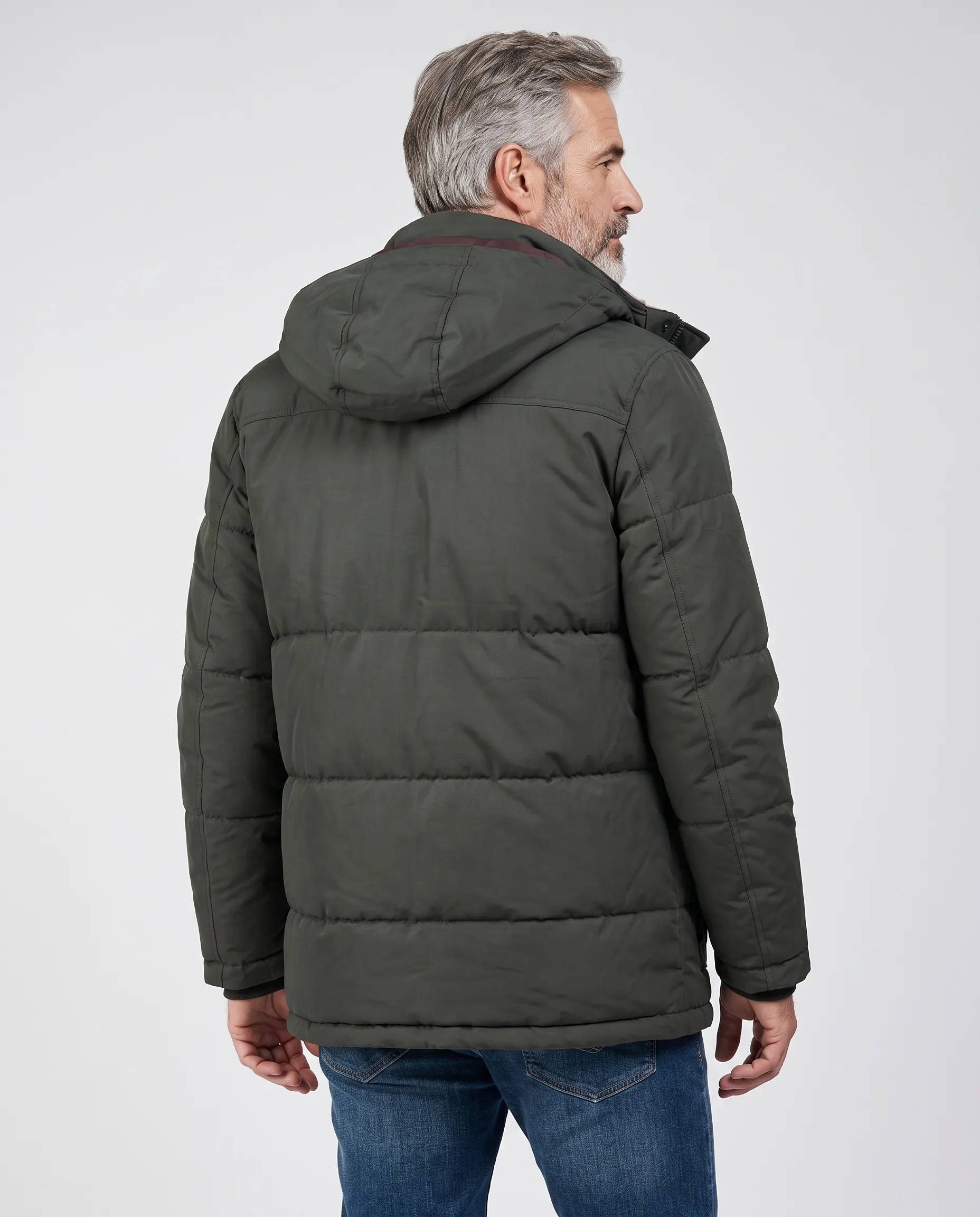 Campbell Gewatteerde jas Hewland Dark green 110790-002-L