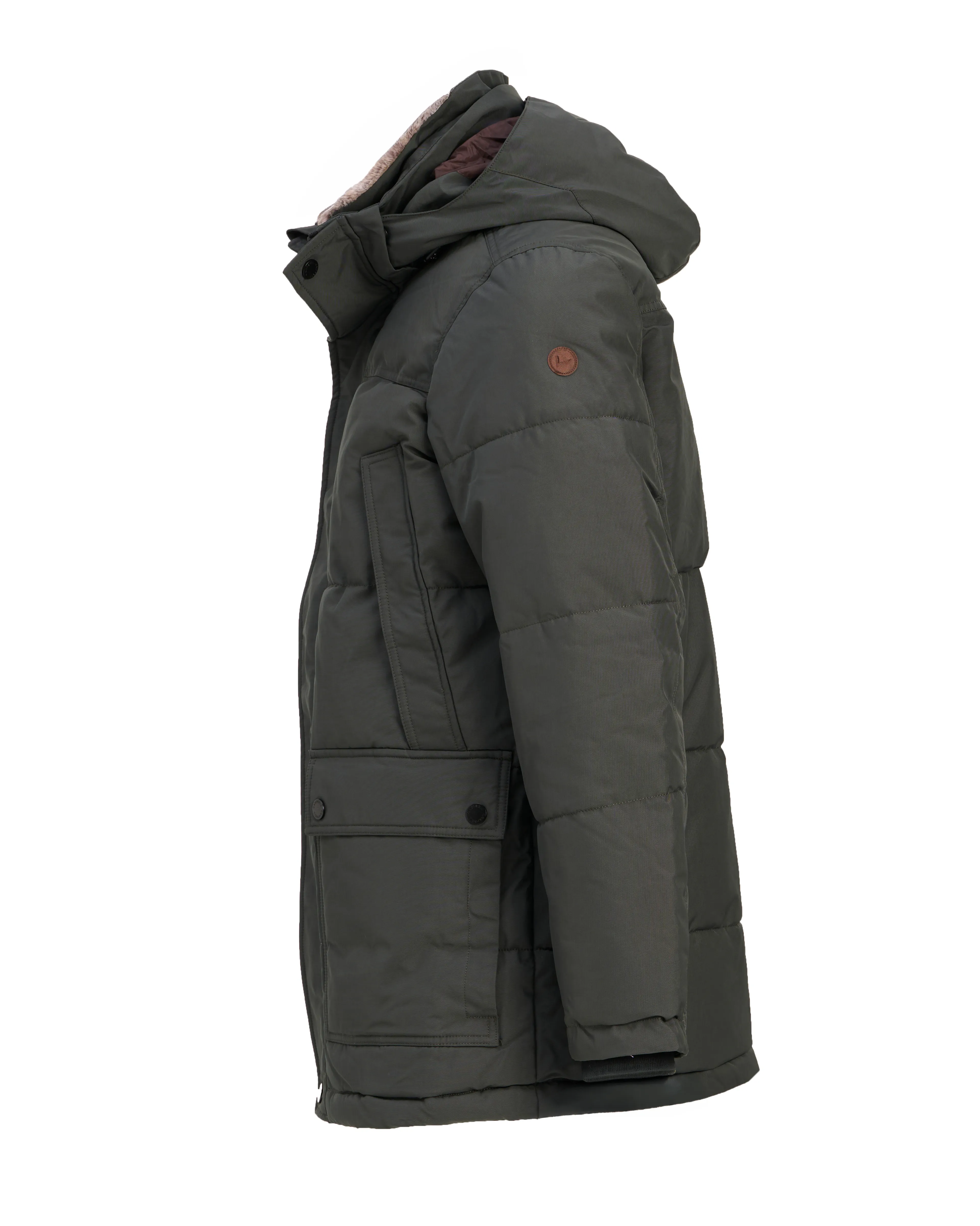 Campbell Gewatteerde jas Hewland Dark green 110790-002-L