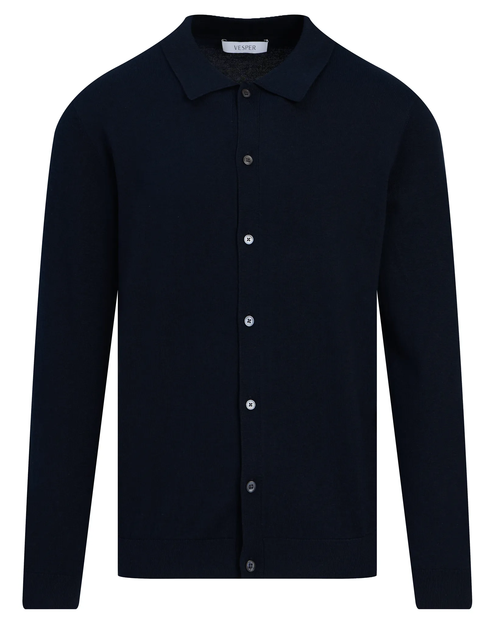 Vesper Polo lange mouw Chelsea Navy 110833-001-L