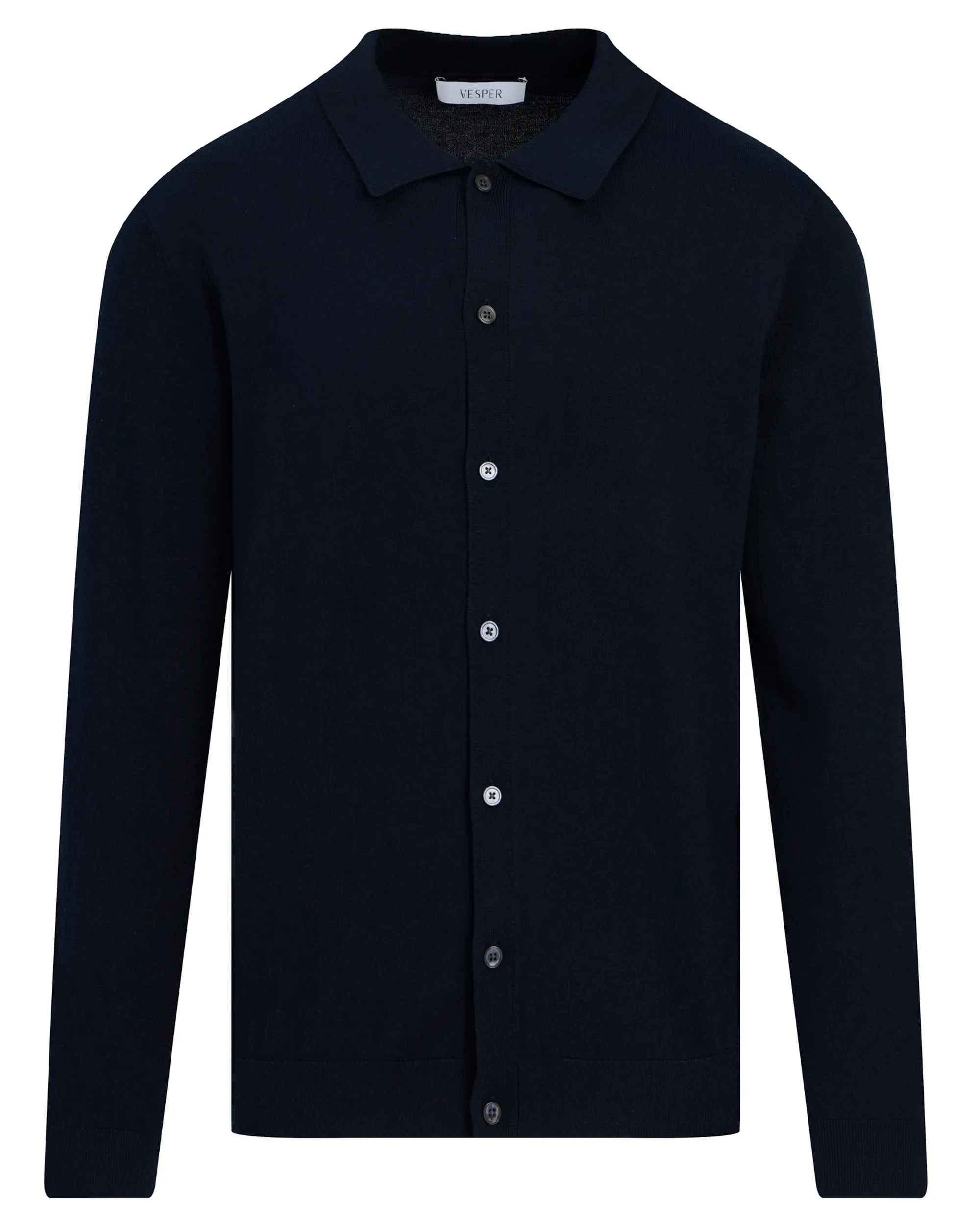 Vesper Polo lange mouw Chelsea Navy 110833-001-L