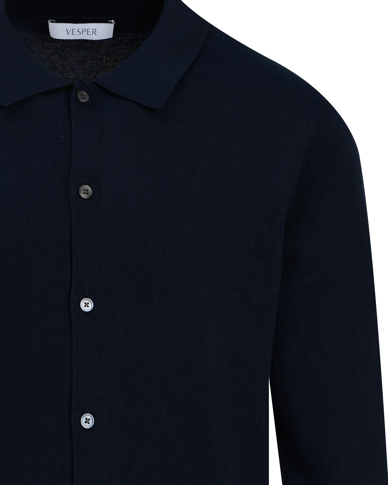 Vesper Polo lange mouw Chelsea Navy 110833-001-L