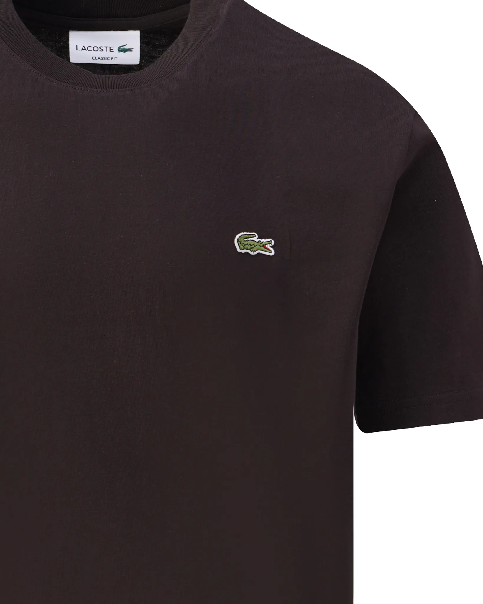 Lacoste T-shirt Bruin 110883-001-L