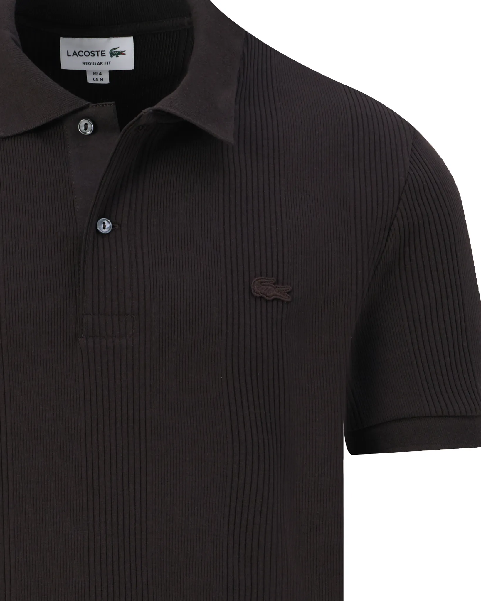 Lacoste Polo Korte mouw Bruin 110899-001-L
