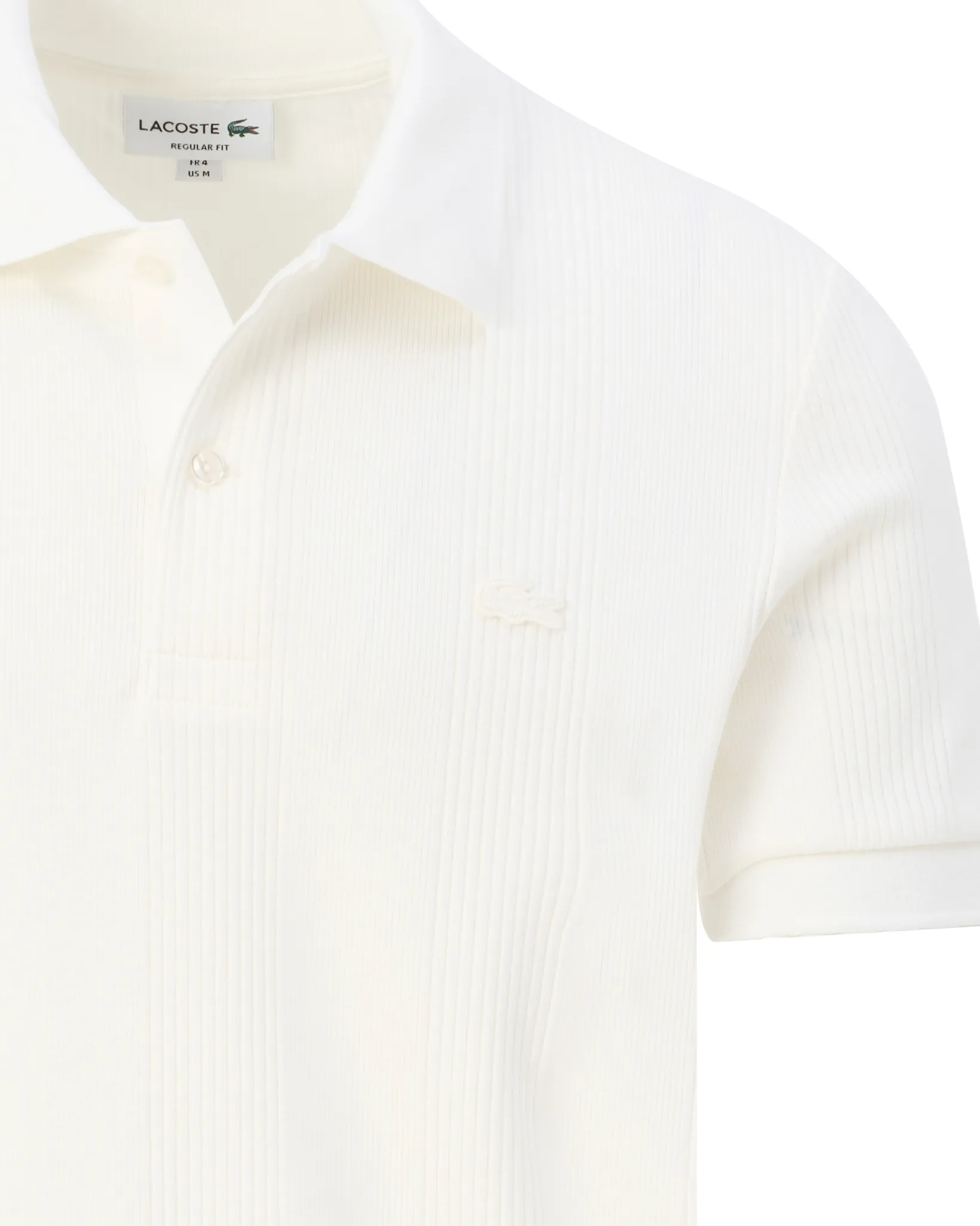 Lacoste Polo Korte mouw Off white 110900-001-L