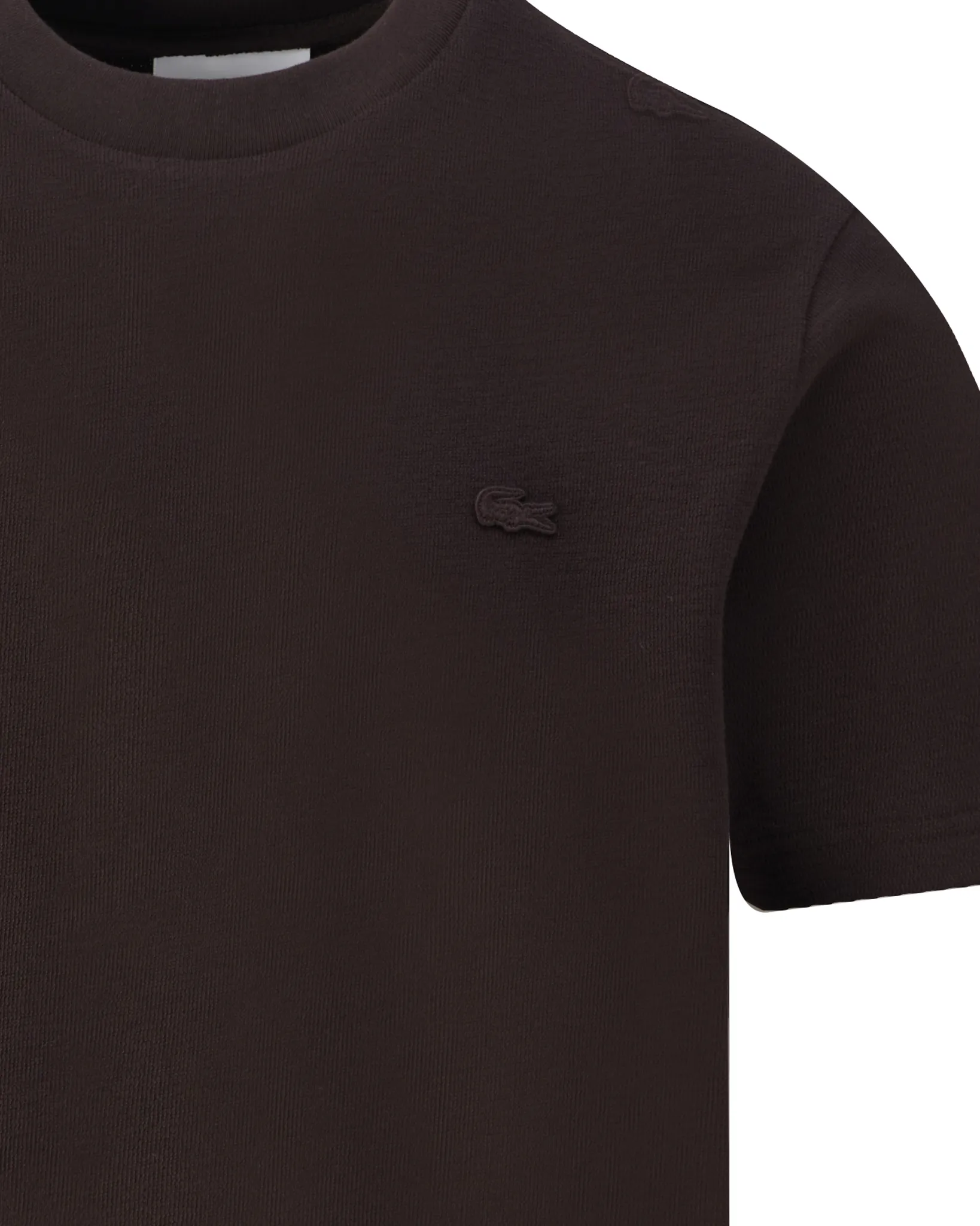 Lacoste T-shirt Bruin 110903-001-L