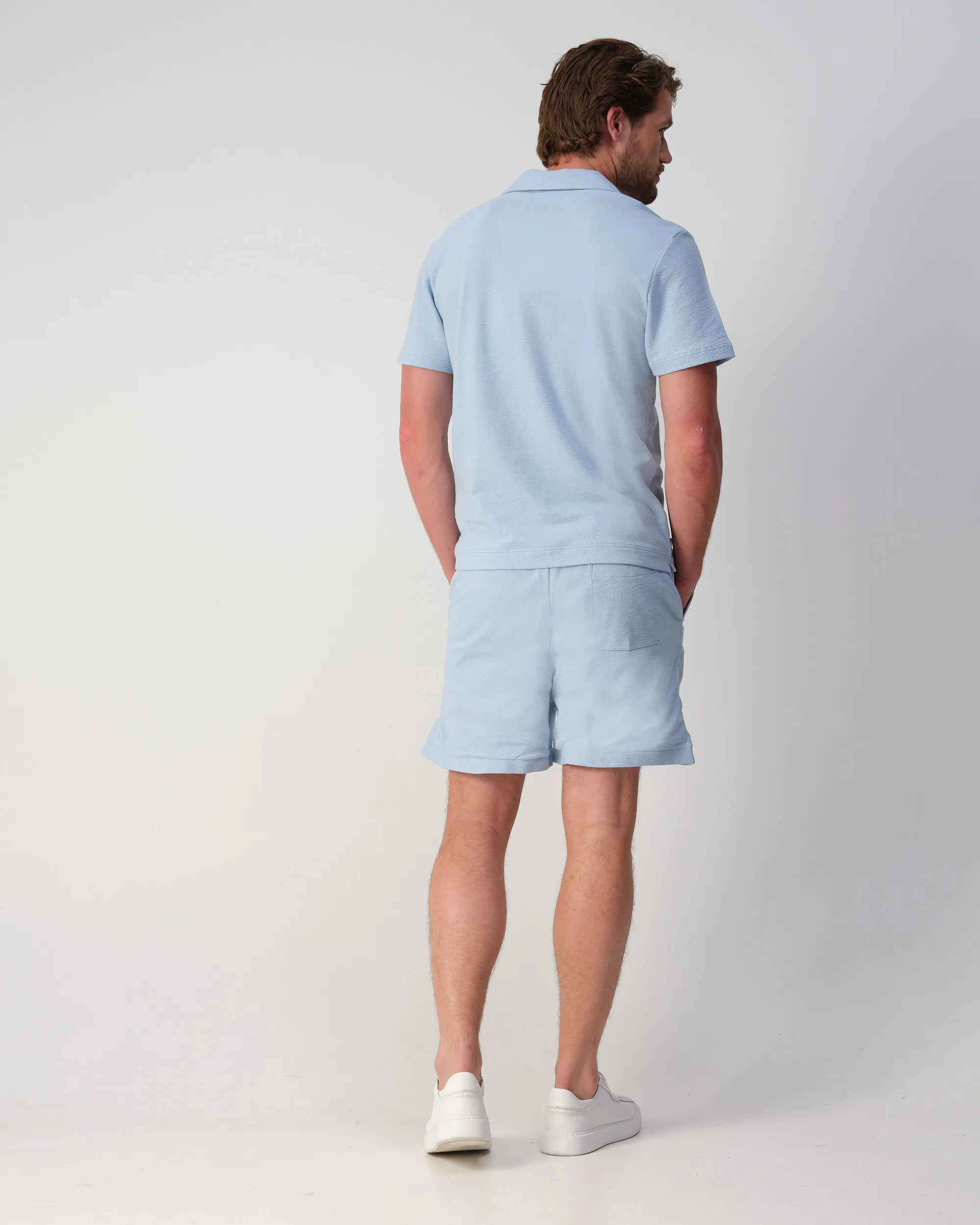 Lacoste Short Licht blauw 110907-001-L