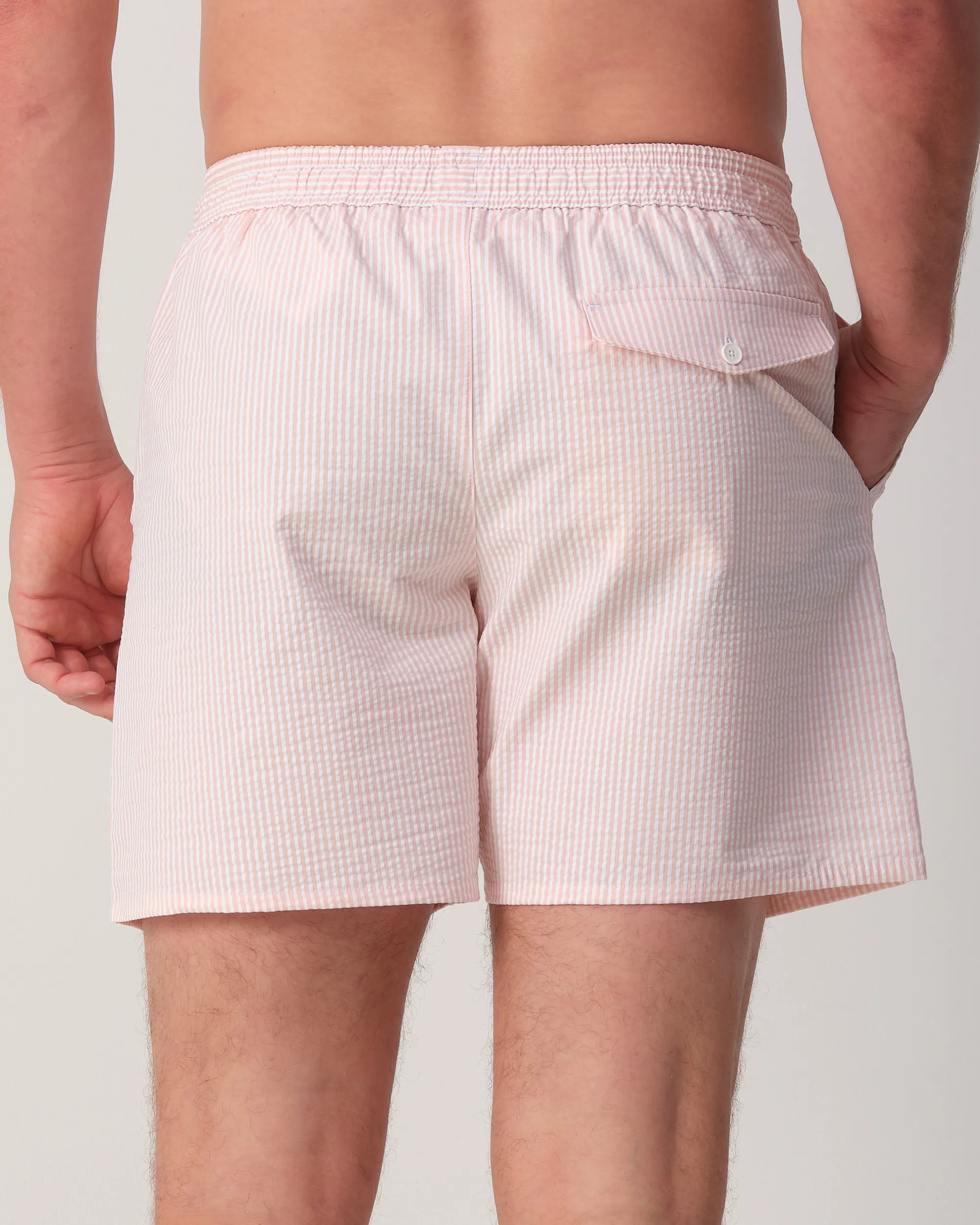 Lacoste Zwemshort Roze streep 110911-001-L