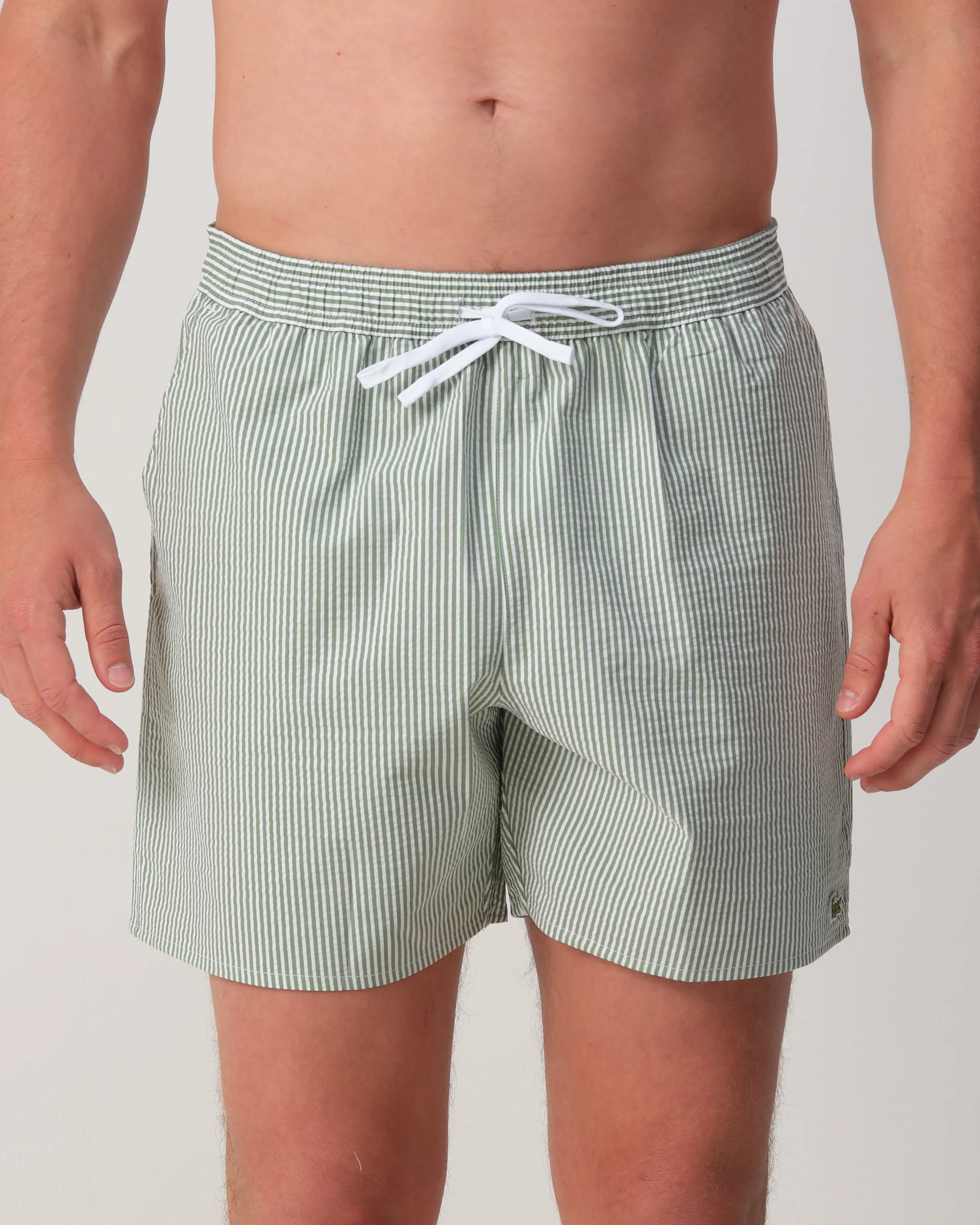 Lacoste Zwemshort Groen streep 110912-001-L