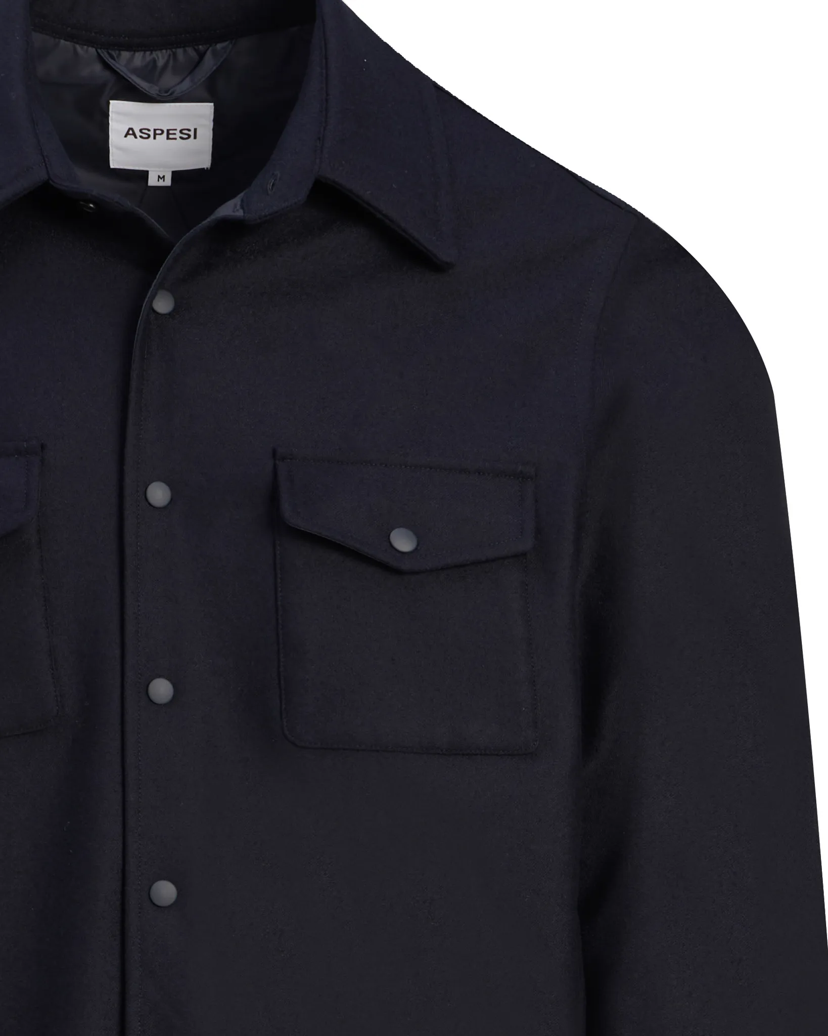 Aspesi Overshirt Donker blauw 110952-001-L