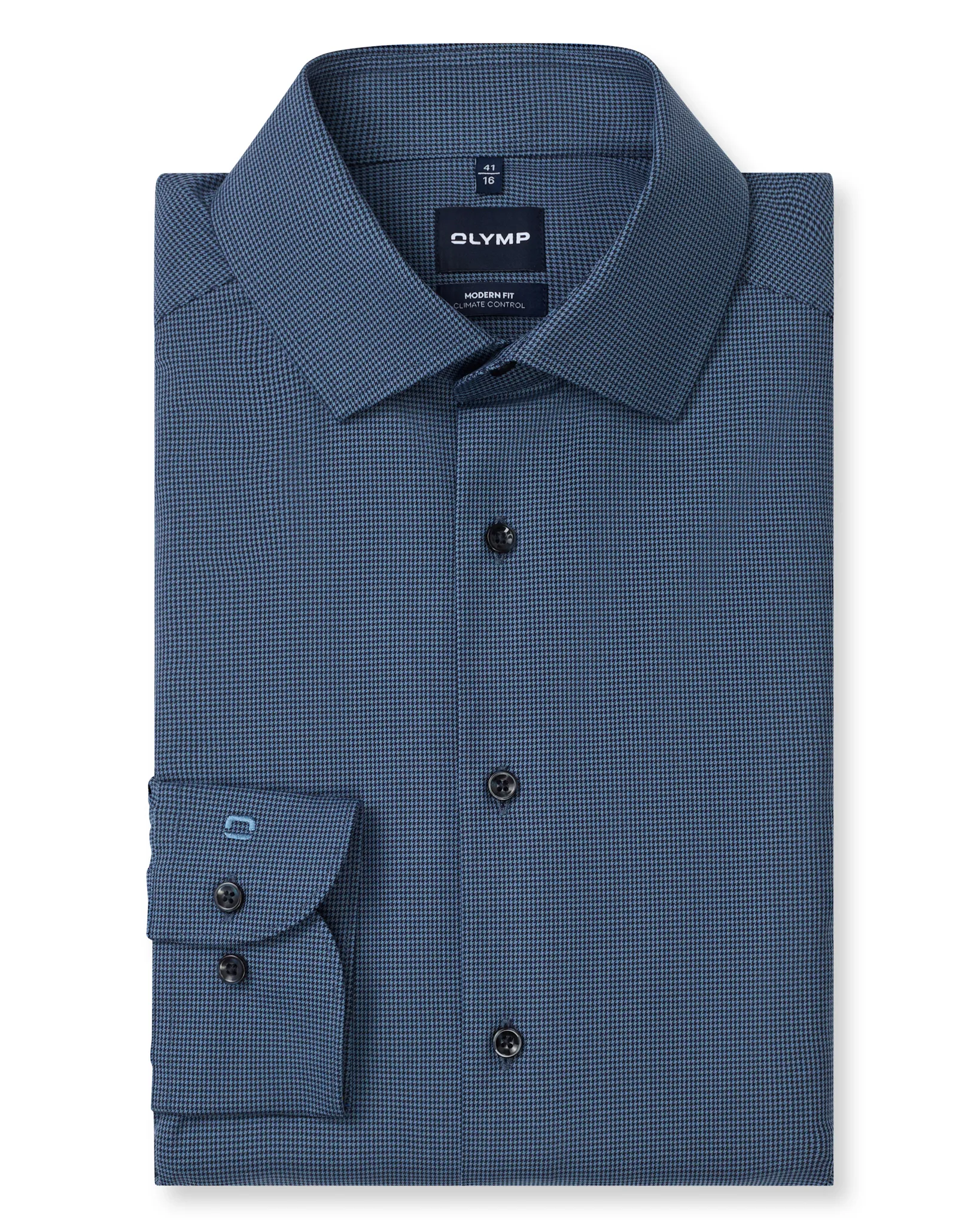 OLYMP Business overhemd  Blauw 110979-001-41