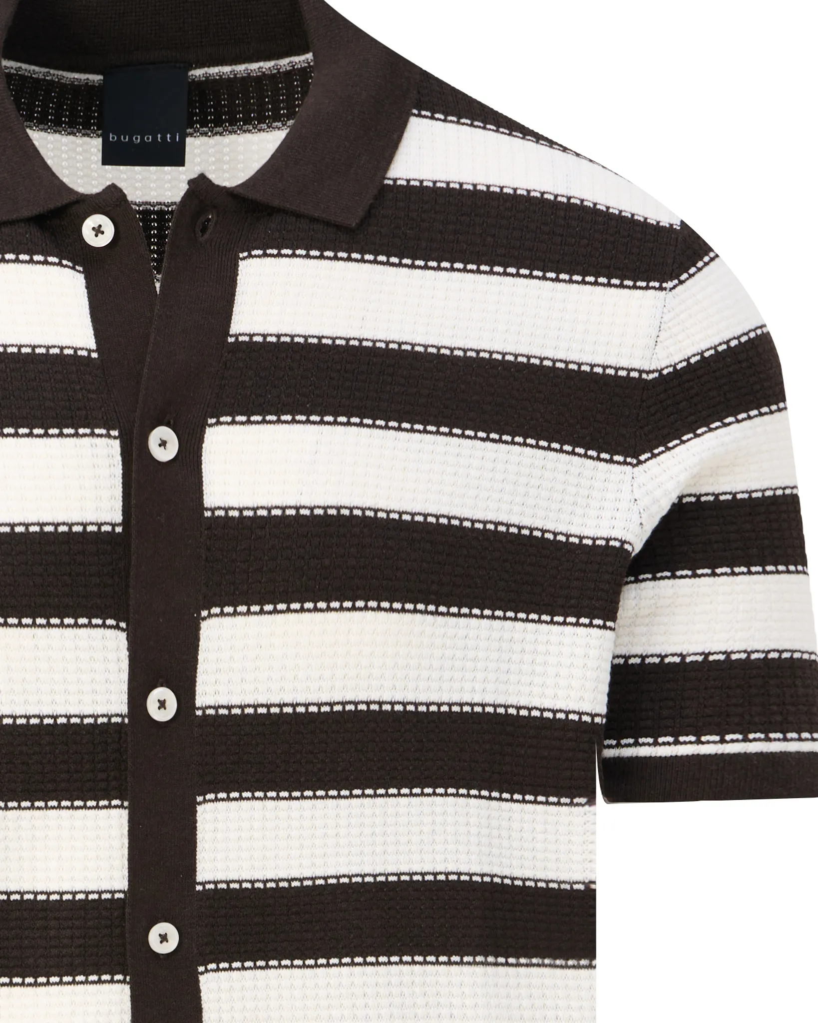 Bugatti clothing Polo Bruin 111045-001-L