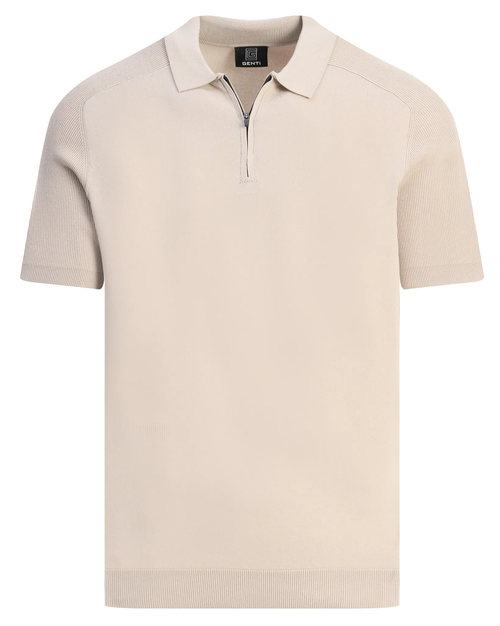 Genti Polo Licht bruin 111066-001-L