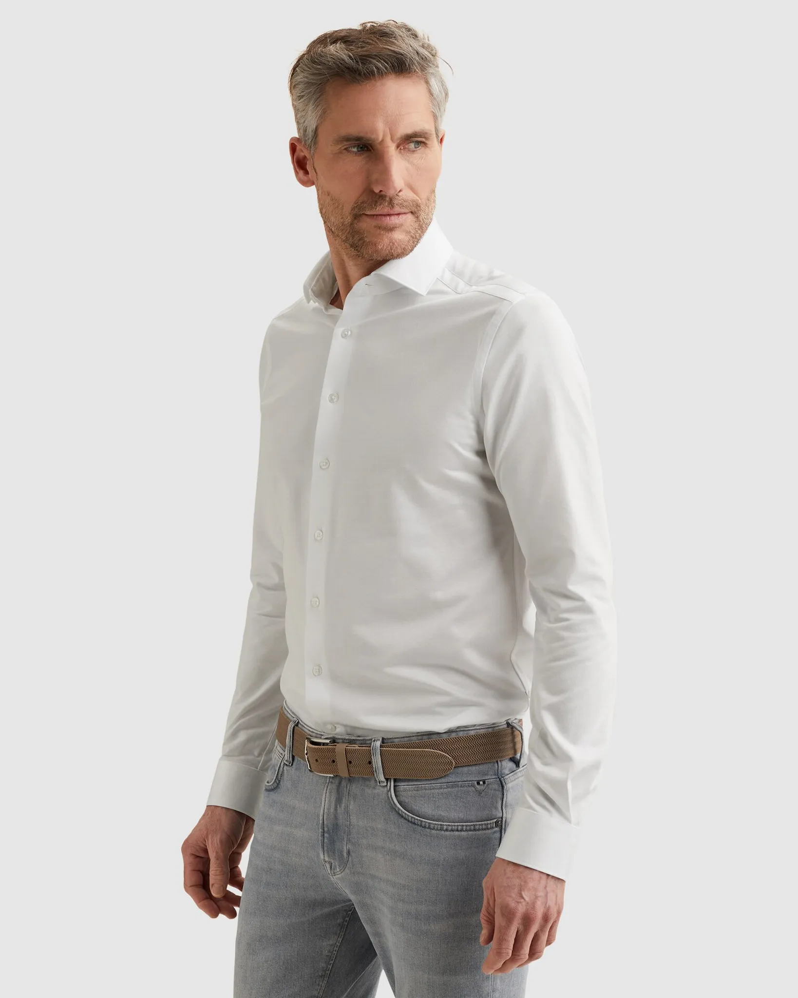 Vanguard Casual Overhemd Wit 111110-001-L