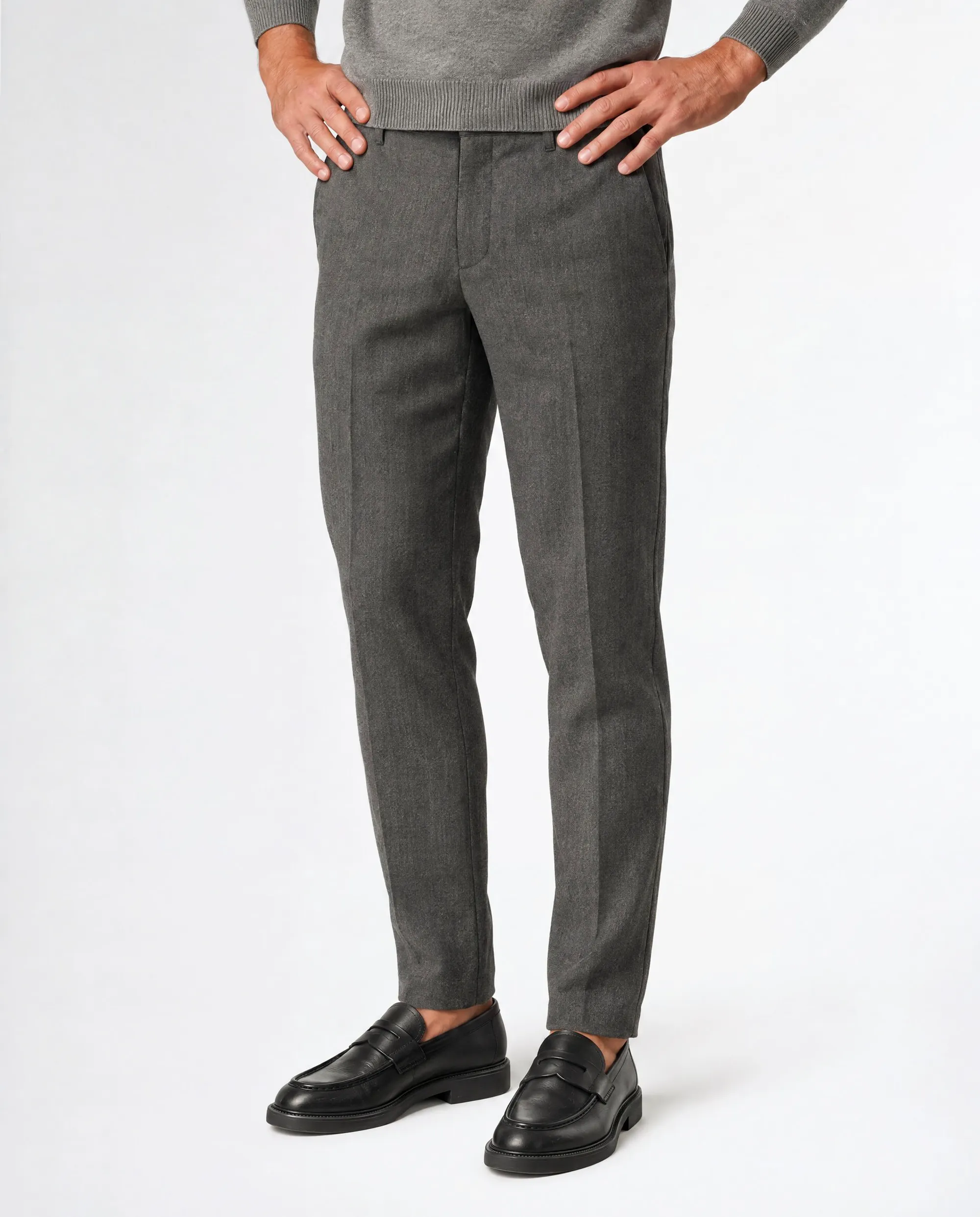 Pierre Cardin Chino Colmar Donker grijs 111124-001-31/32