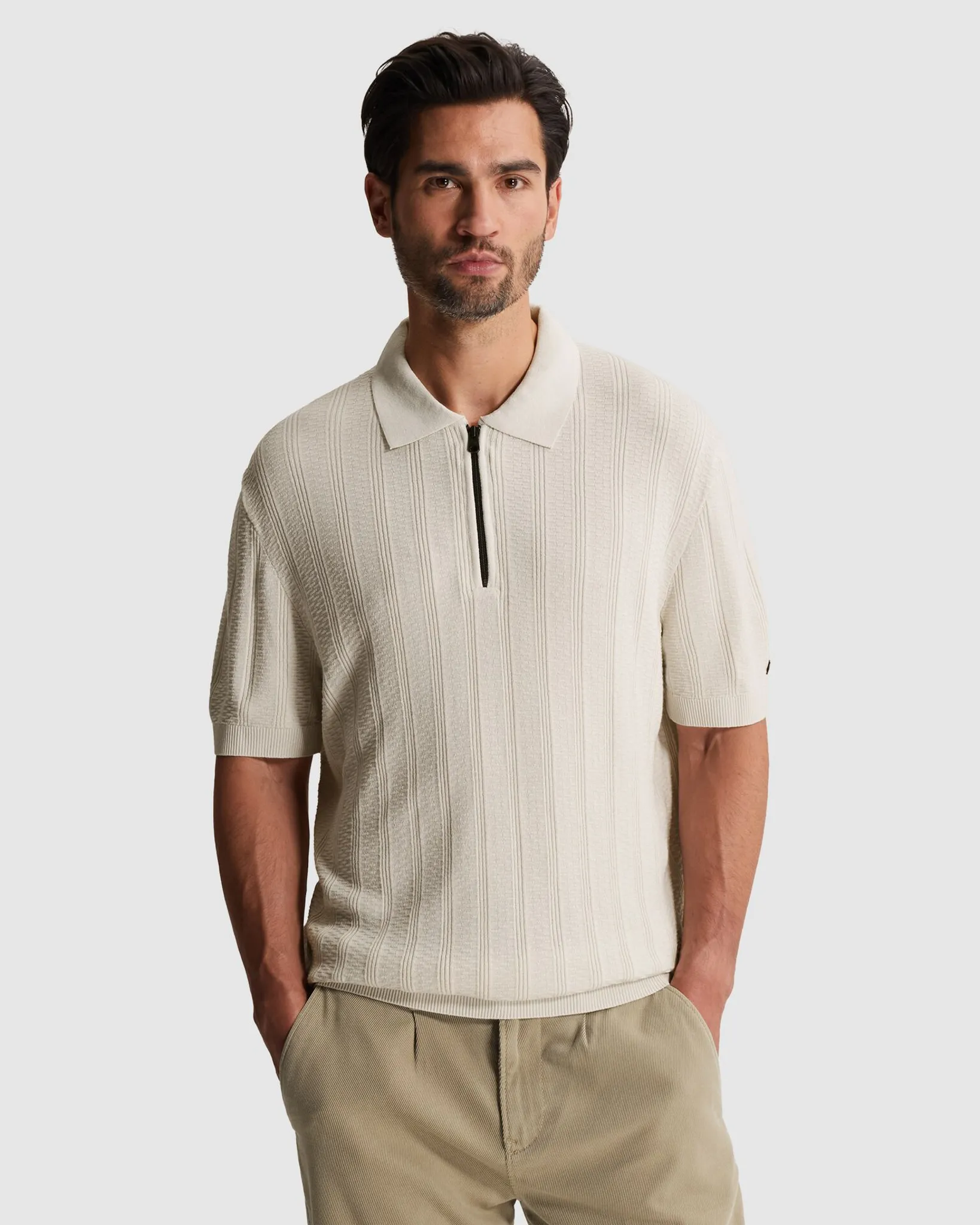 Cast Iron Polo Korte mouw Wit 111148-001-L