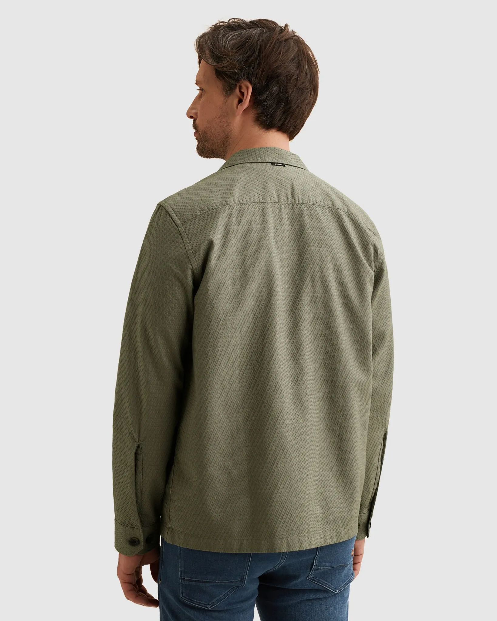 Vanguard Casual Overhemd Groen 111149-001-M