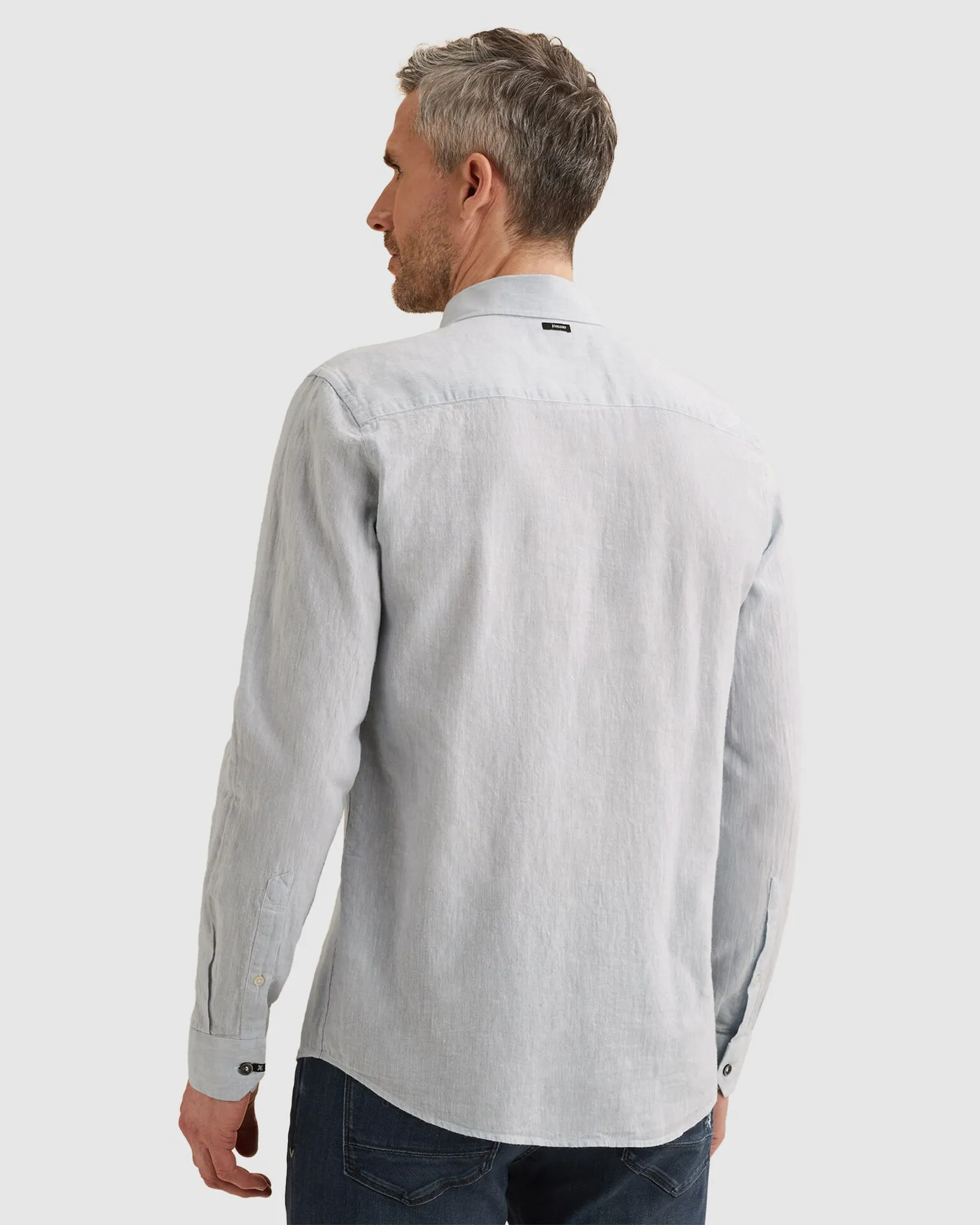 Vanguard Casual Overhemd Blauw 111150-001-M