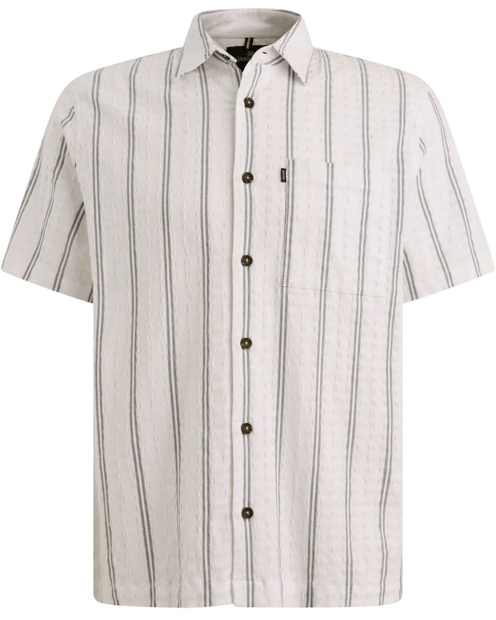 Vanguard Casual Overhemd Wit 111152-001-M
