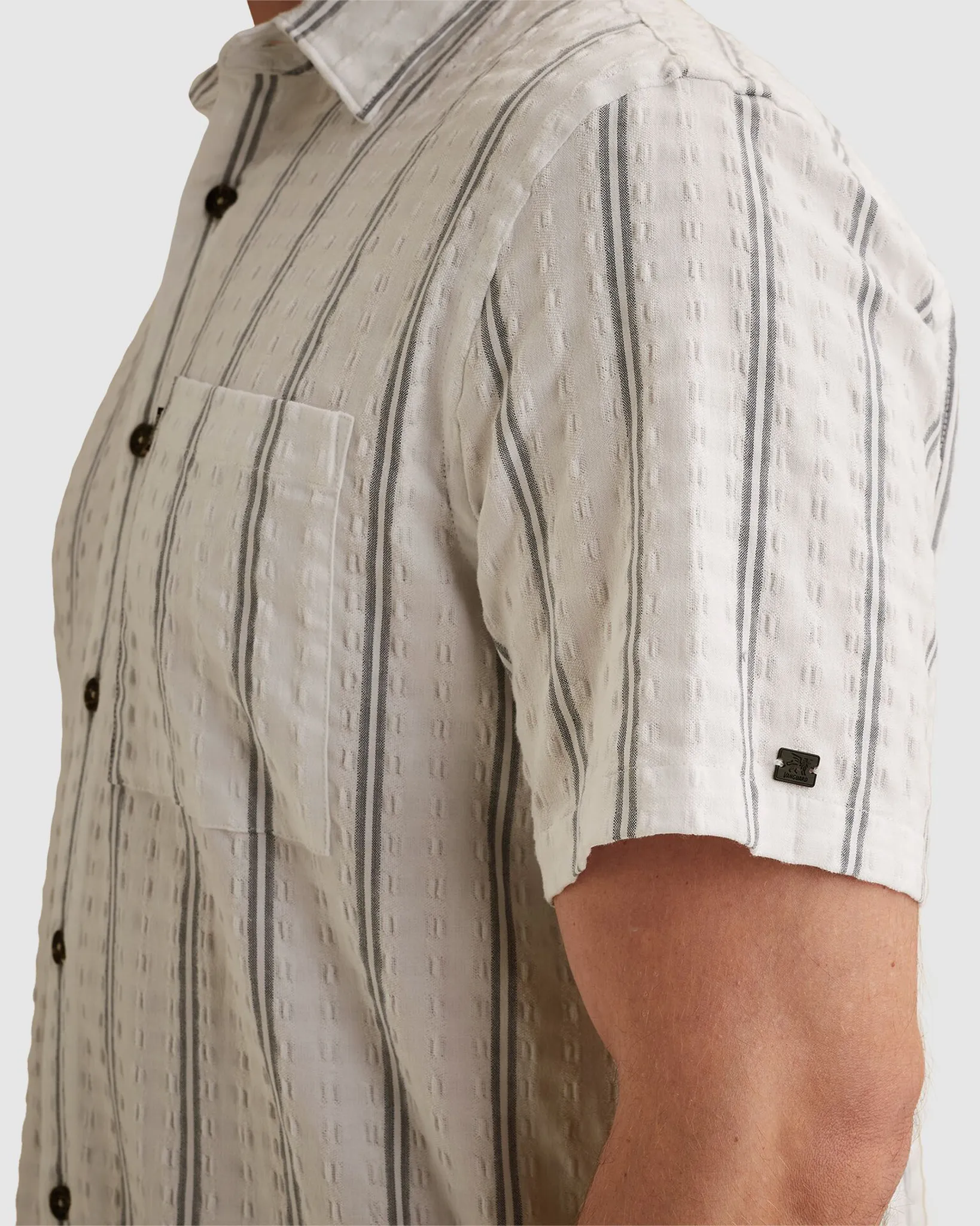 Vanguard Casual Overhemd Wit 111152-001-M